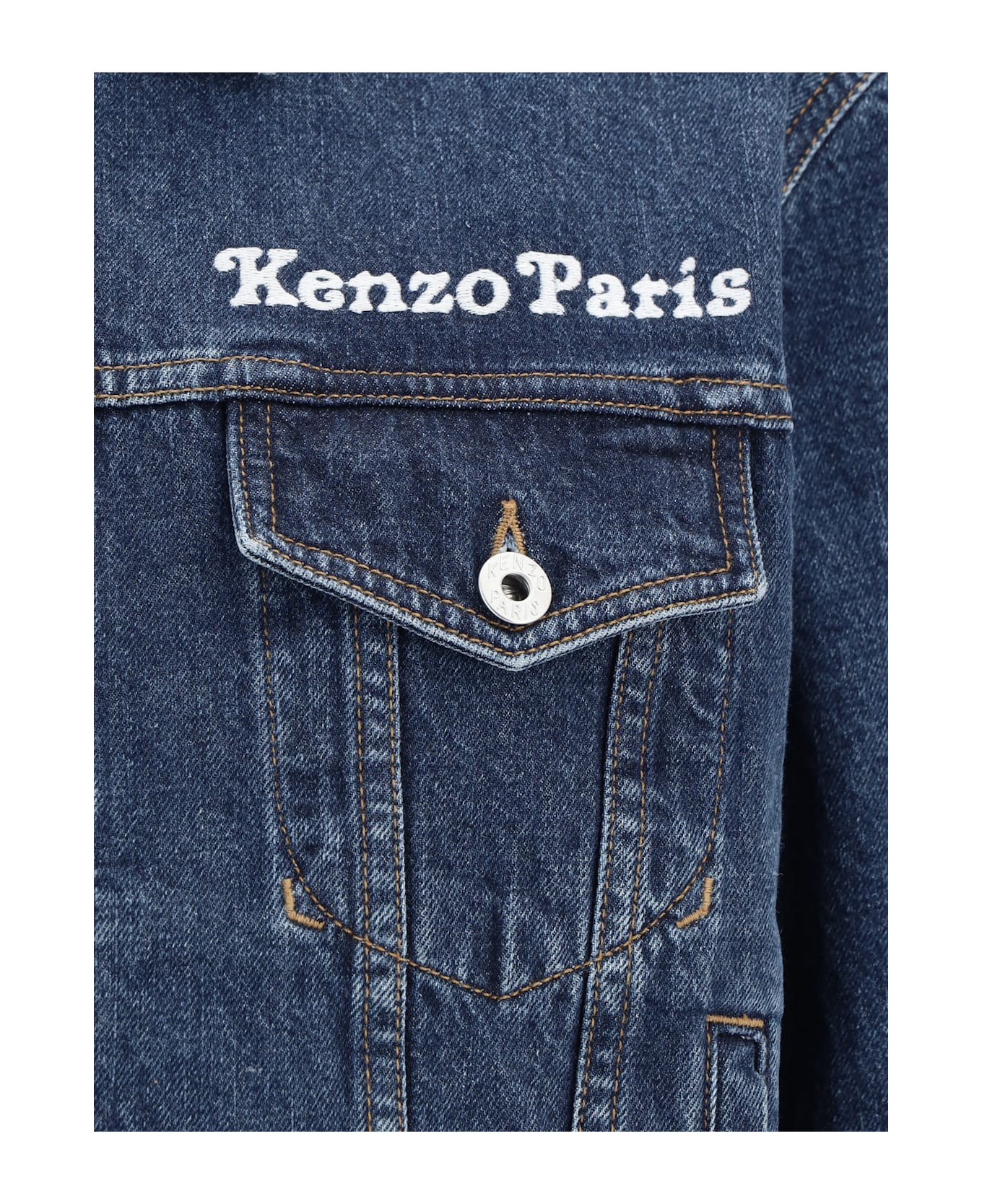 Kenzo Maxi Print Denim Jacket