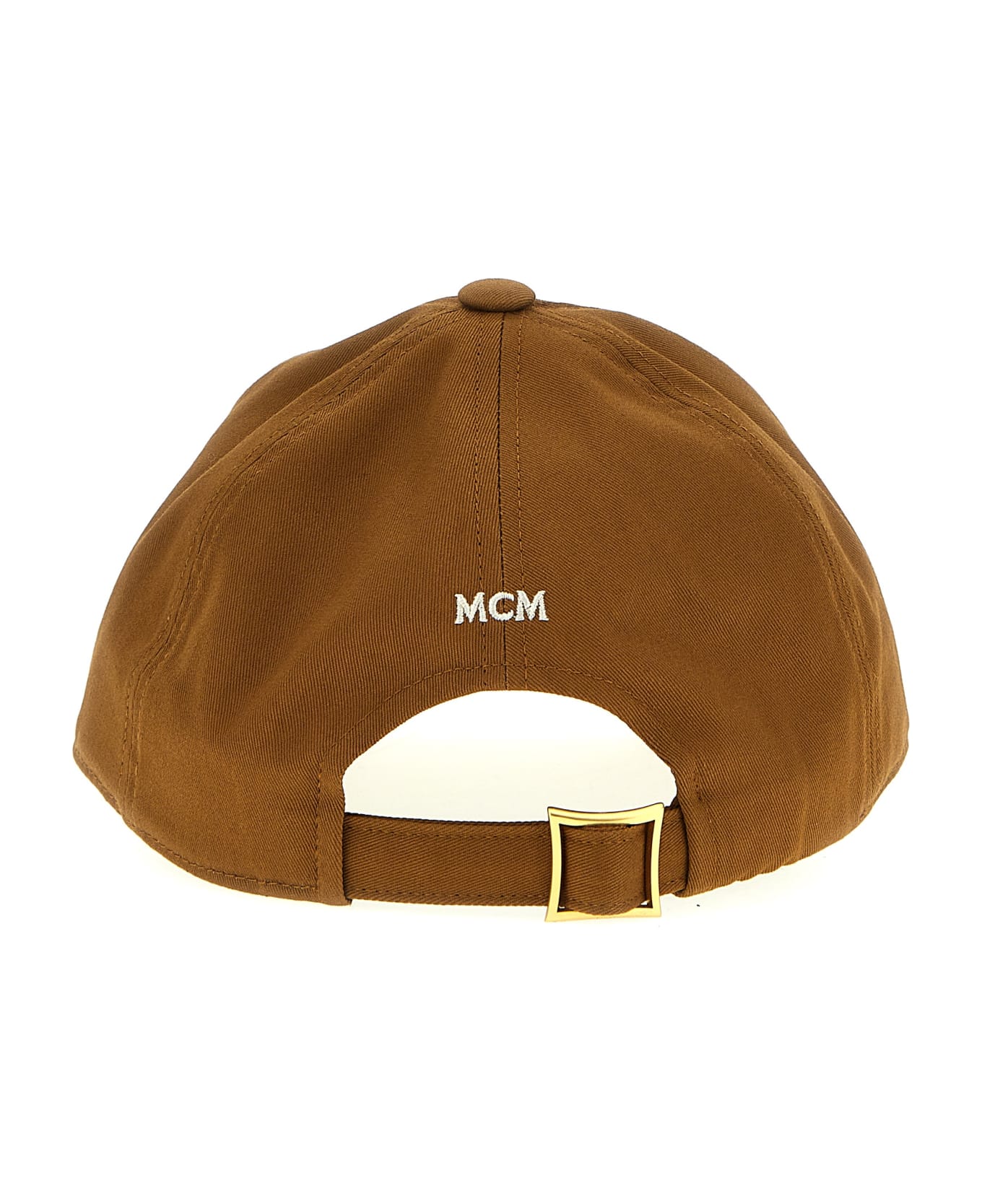 MCM Flocked Logo Cap - Brown