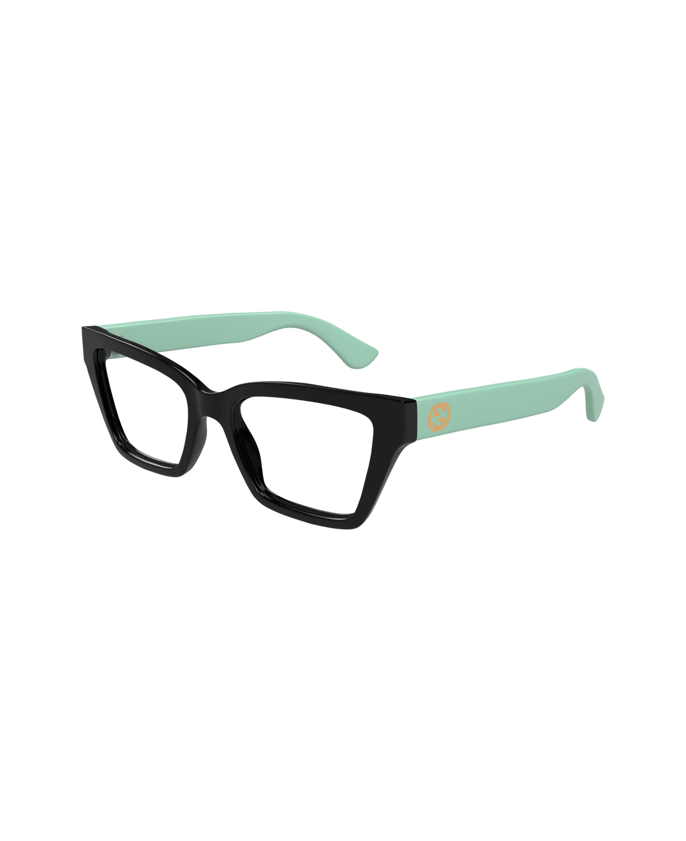 Gucci Eyewear Gucci Gg1715o Linea Gg Logo 004 Black Green Gloves - Nero