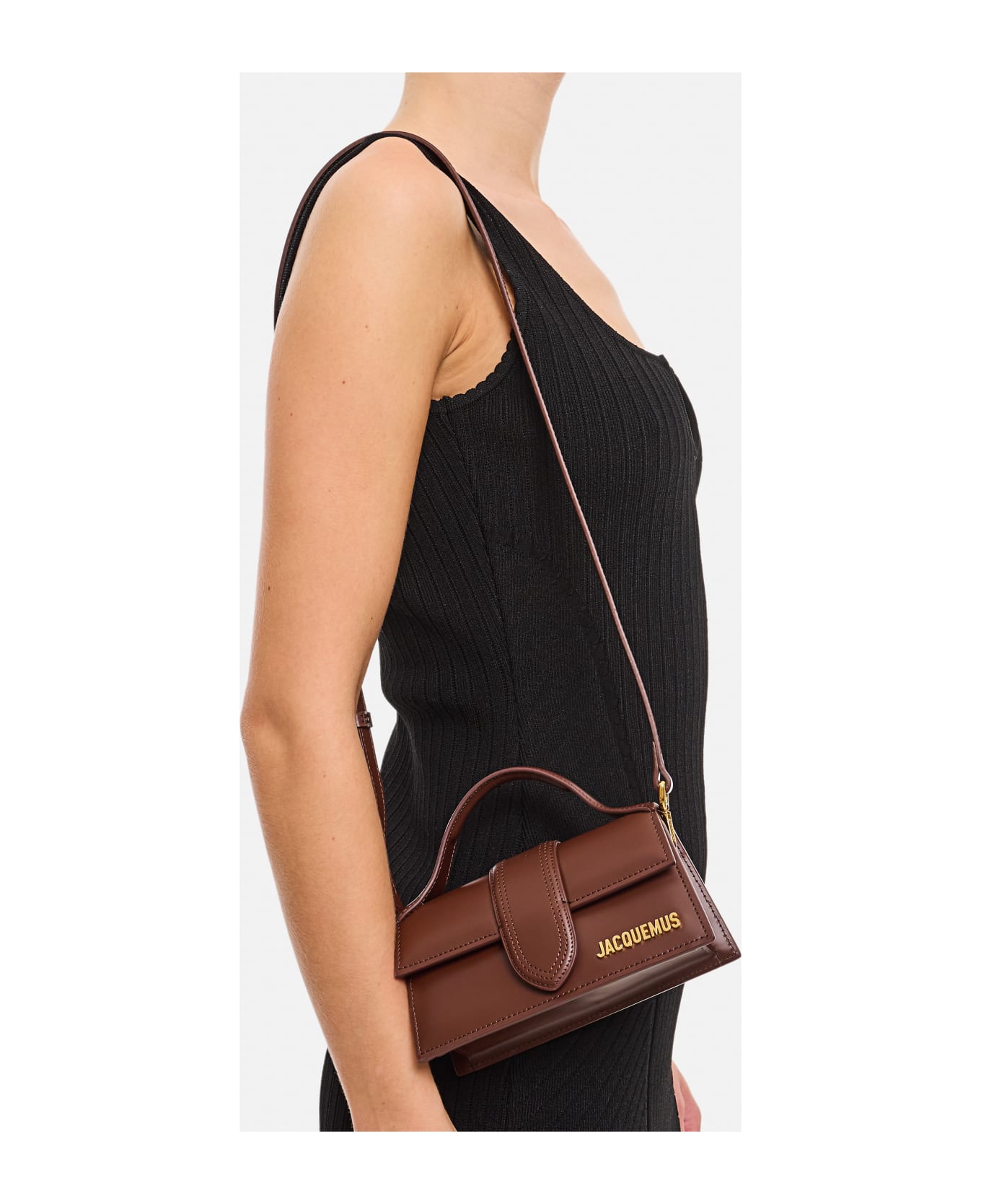 Jacquemus Le Bambino Leather Top Handle Bag - Brown