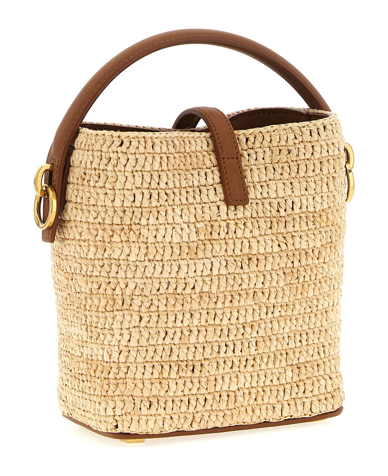 Saint Laurent 
le 37
 Mini Bucket Bag - Beige