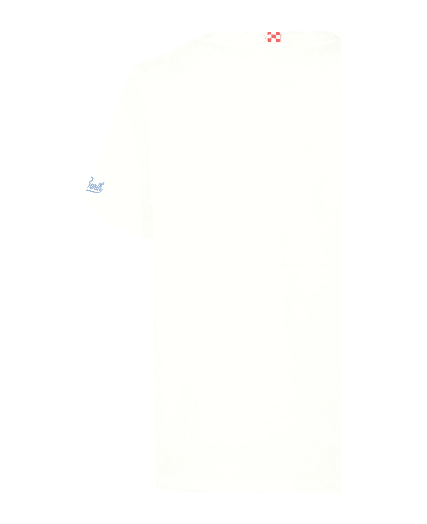 MC2 Saint Barth White T-shirt For Boy With Red Fish - White
