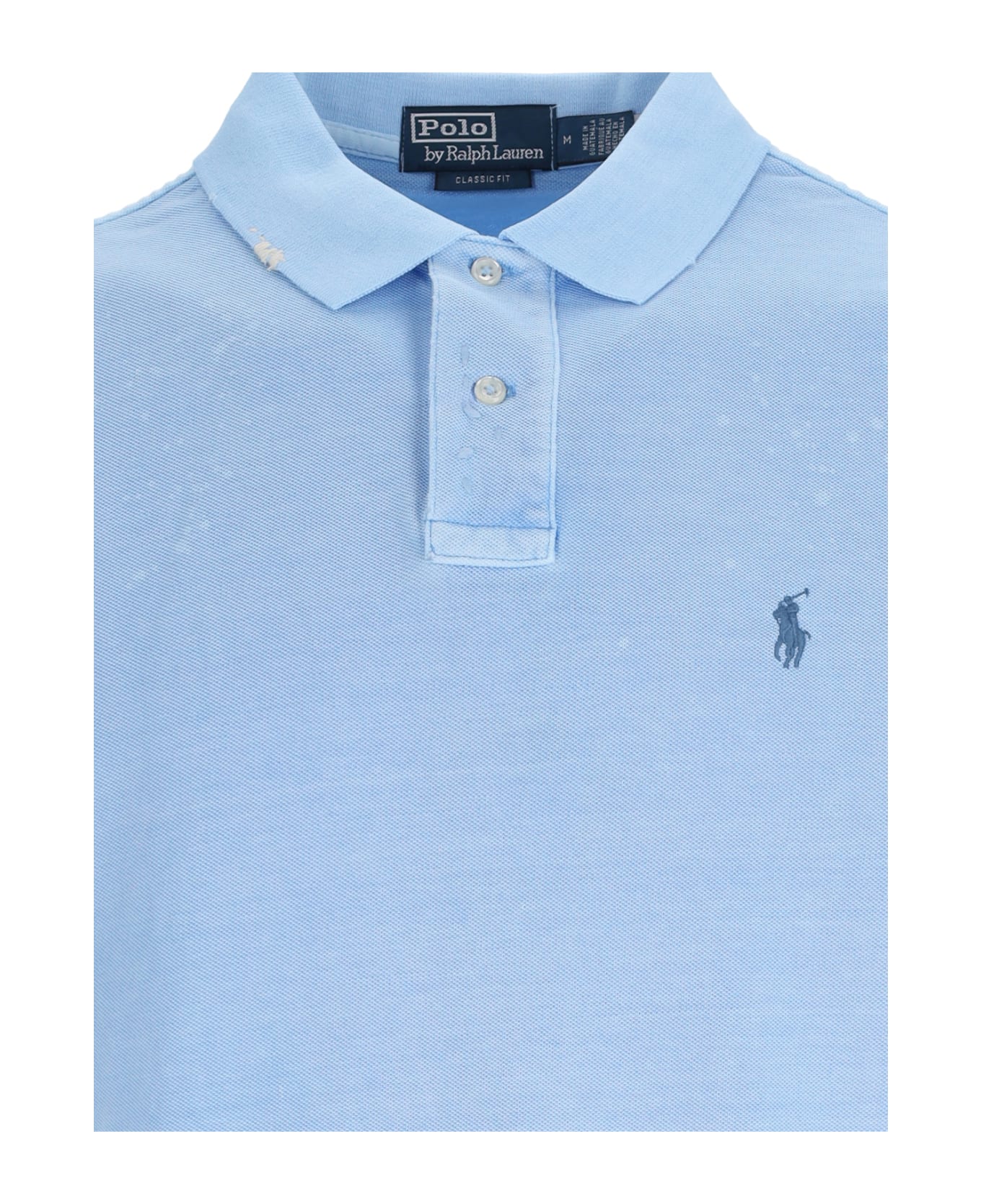 Polo Ralph Lauren Logo Polo Shirt - Light Blue