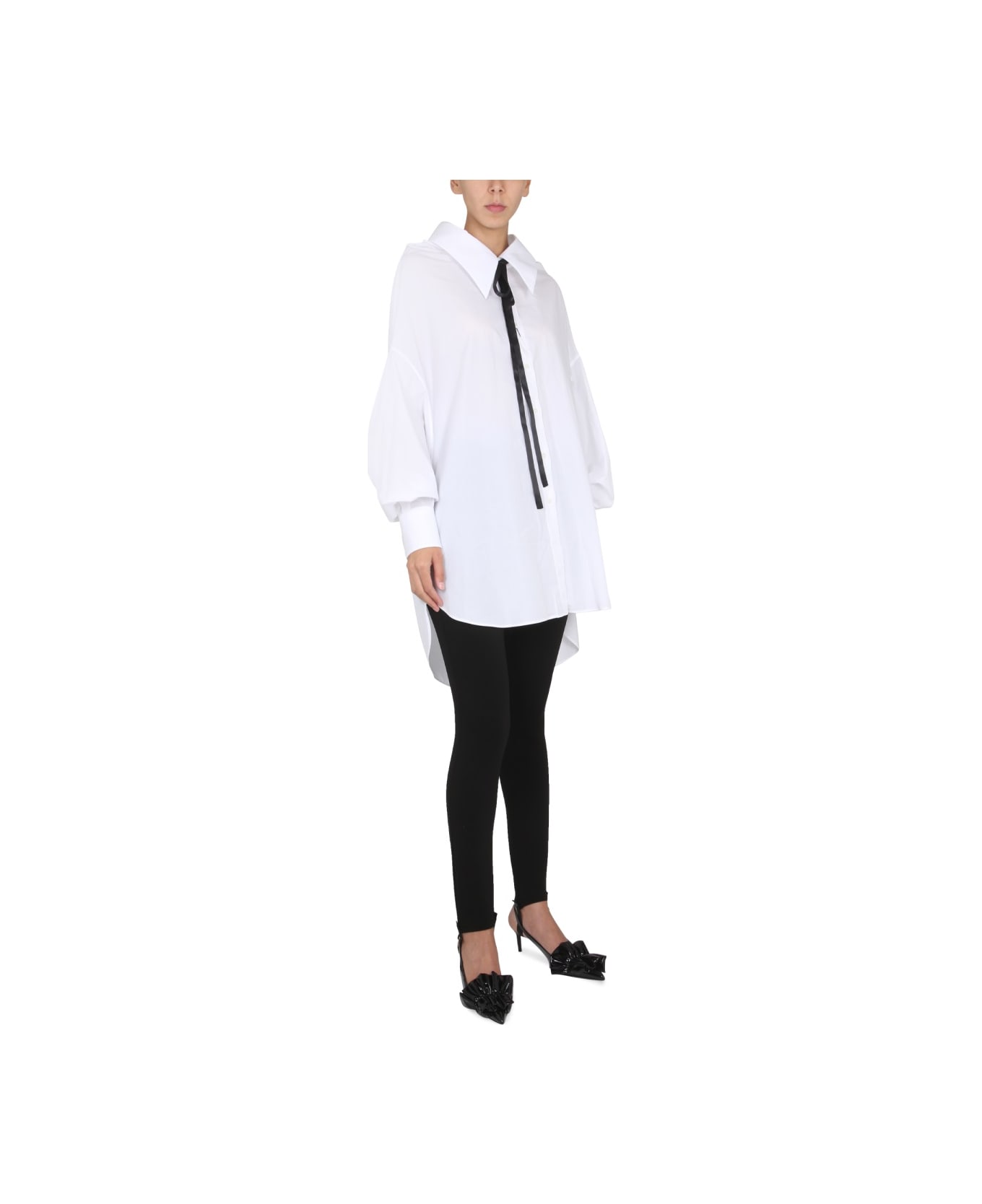 Dolce & Gabbana Poplin Over Shirt - WHITE