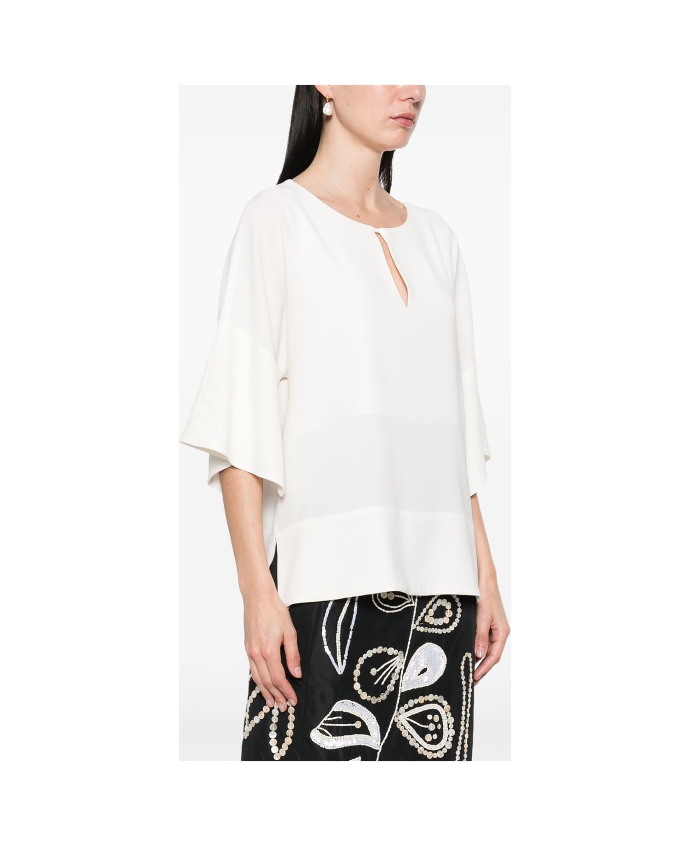 Alberto Biani Cady Blouse - Ivory