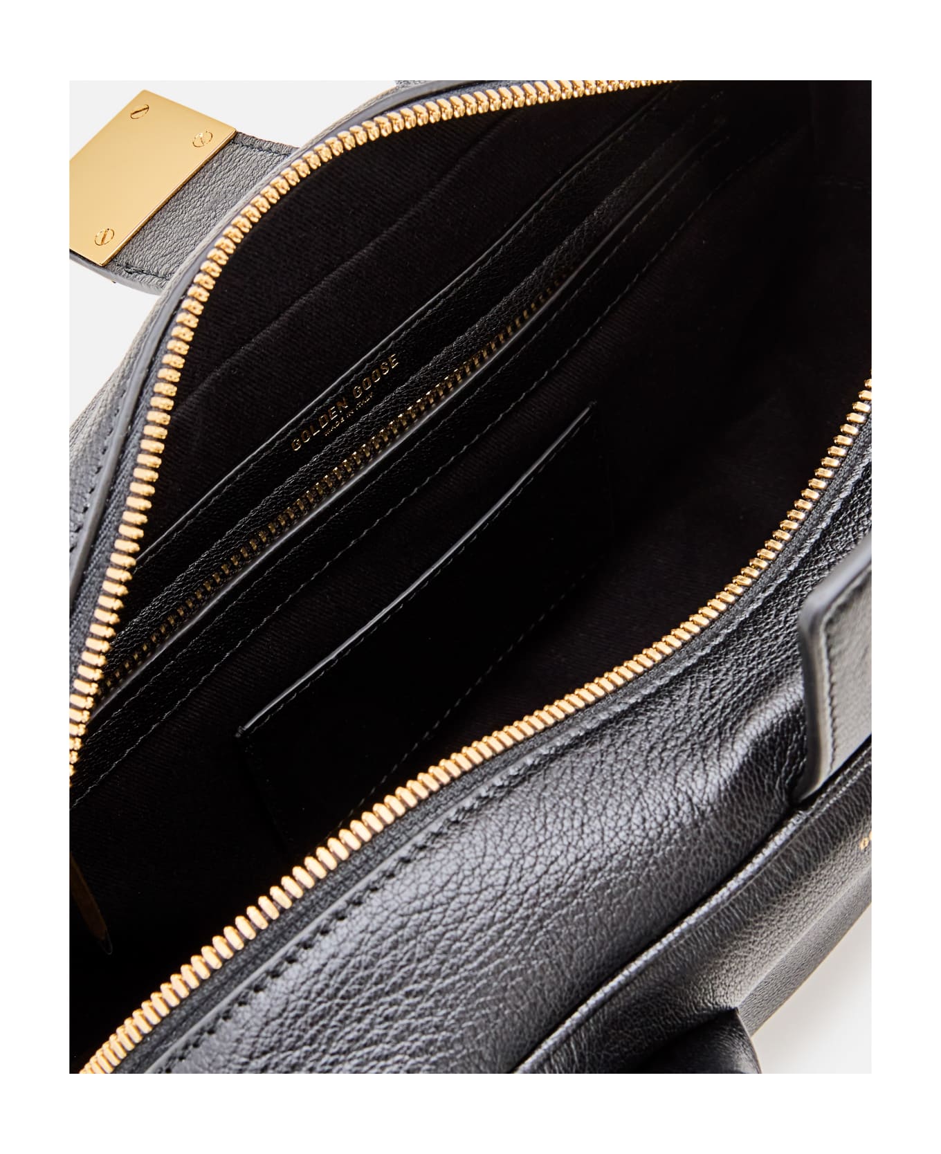 Golden Goose Vita Leather Handbag - Black