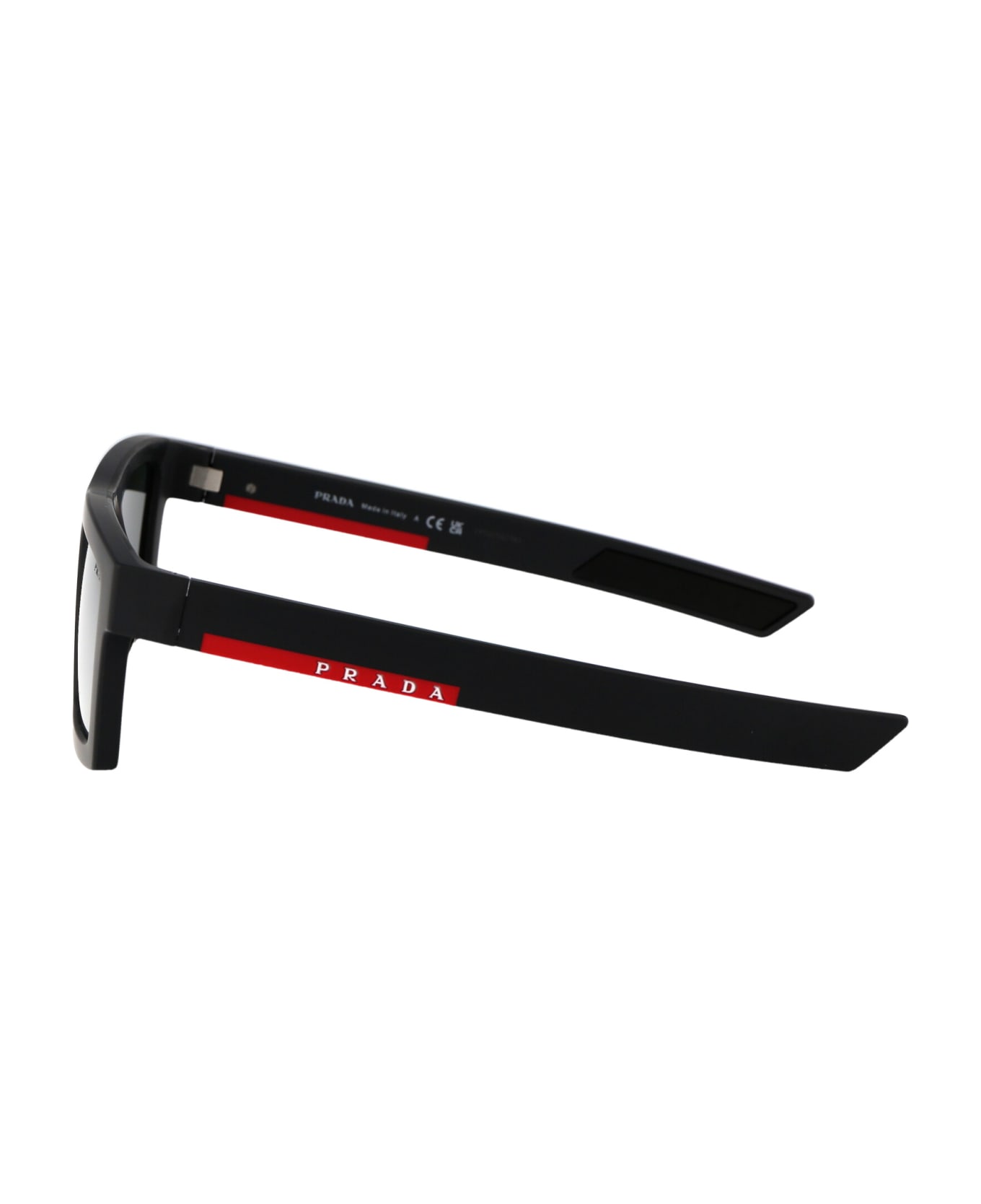 Prada Linea Rossa 0ps 02zsu Sunglasses - 18K60A Metal Grey