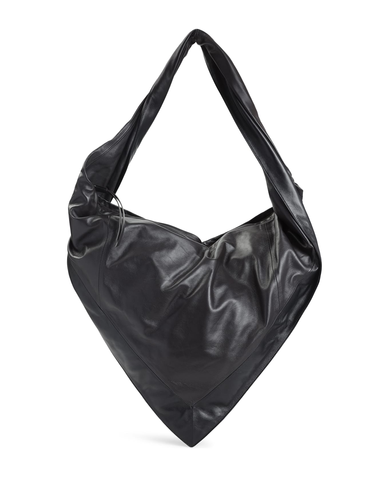 Lemaire Scarf Shoulder Bag - Black Dark Chocolate