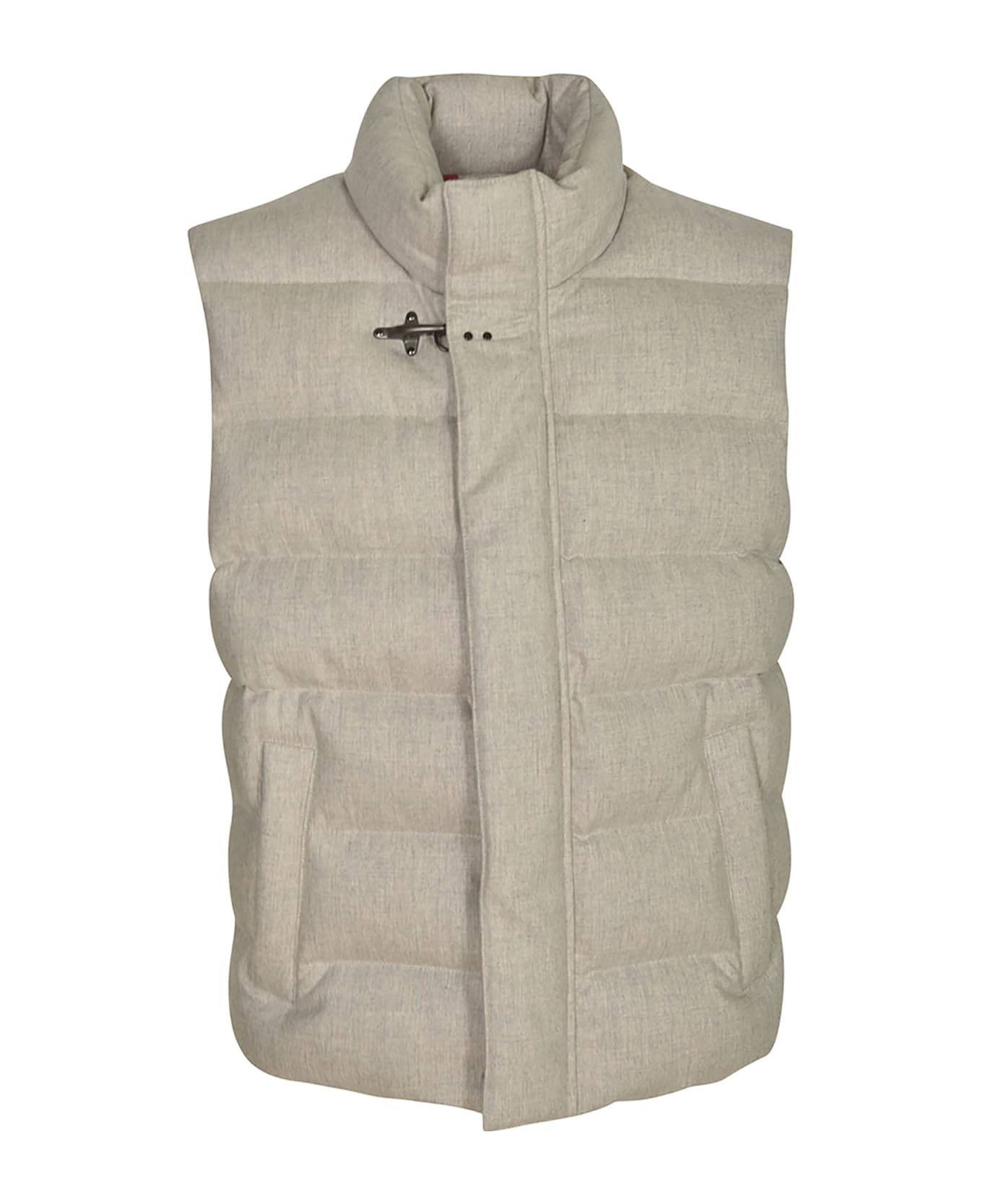 Fay Concealed Padded Gilet - Grey