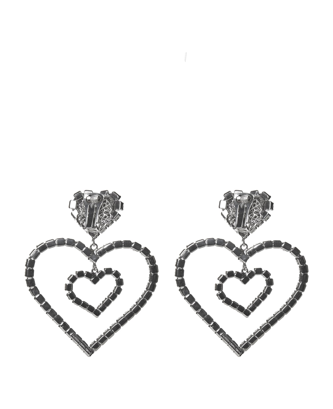 Alessandra Rich Earrings - Cry silver