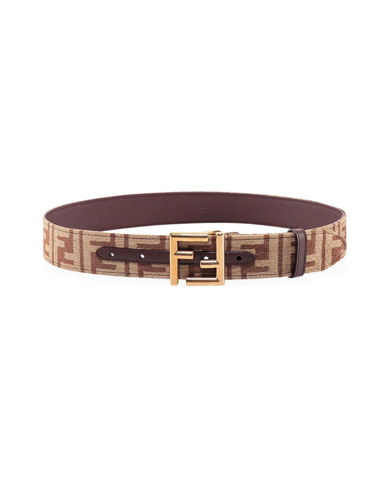 小物 FENDI Logo Zucca Pattern Belt Beige Amazon.com: FENDI Logo Plaque Buckle Belt Cintura Placca