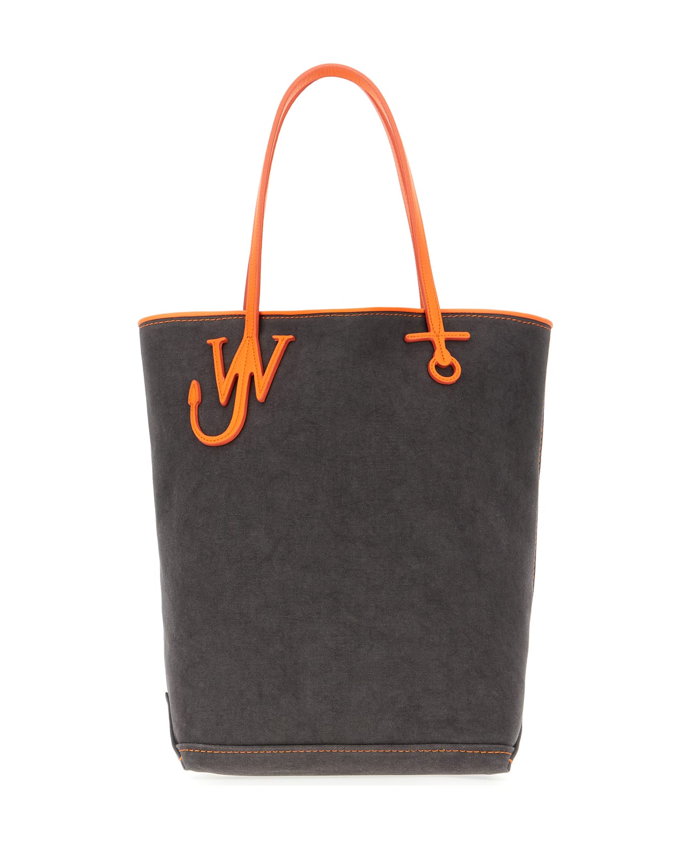 J.W. Anderson Graphite Canvas Tall Anchor Shopping Bag - 416