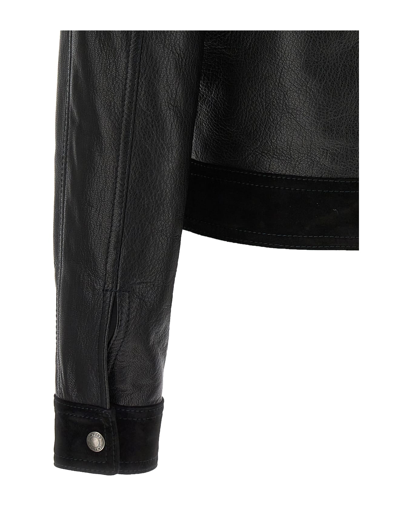 Tom Ford Leather Jacket - Black  