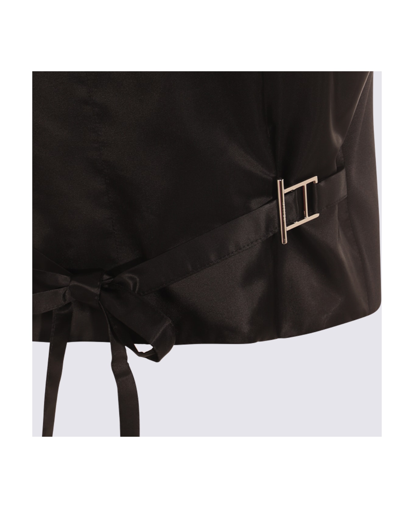 Alexander McQueen Black Wool Top - Black
