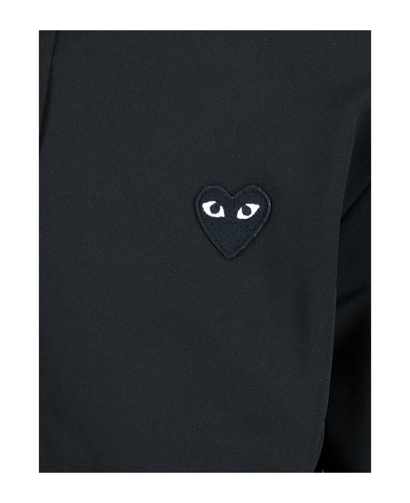 Comme des Garçons Play Logo Hoodie - Black  