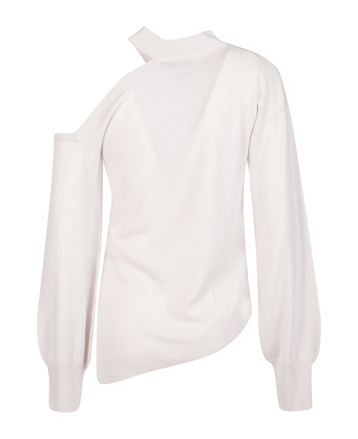 IRO Heleni Asymmetrical Cut-out Sweater - Cloudy White ニットウェア