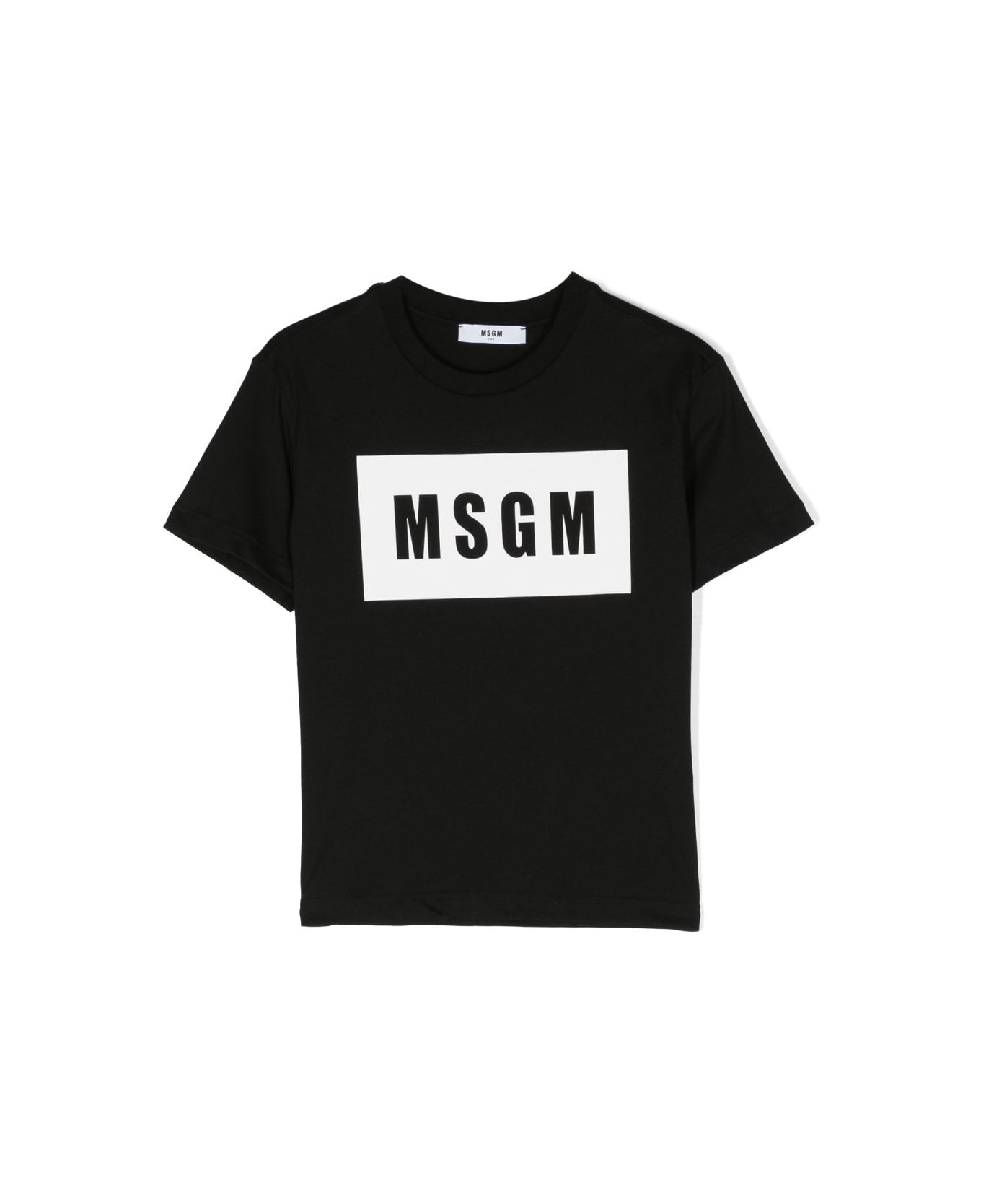 MSGM Logo T-shirt - Black Tシャツ＆ポロシャツ
