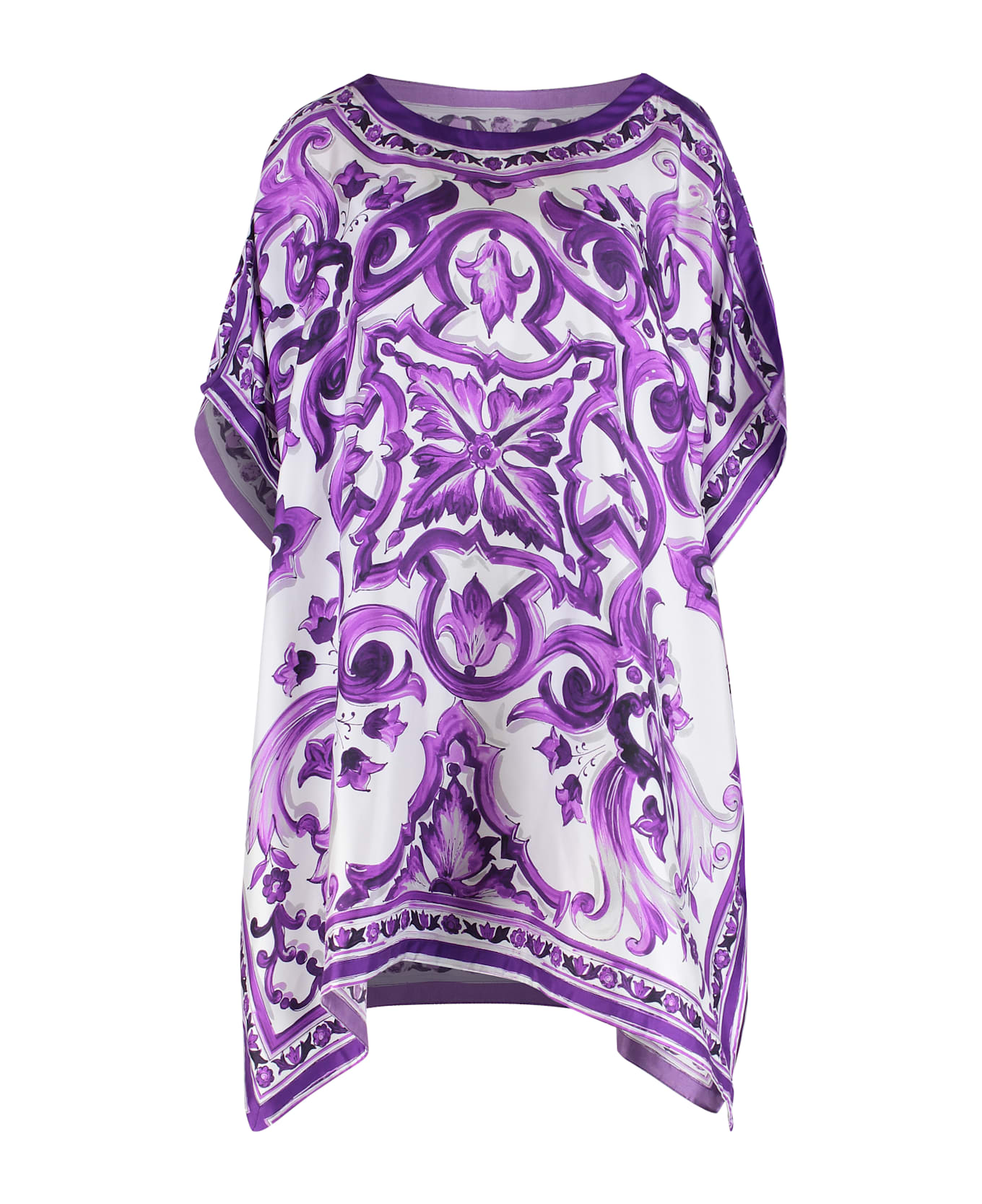 Dolce 
Gabbana Printed Silk Twill Kaftan - Multicolor