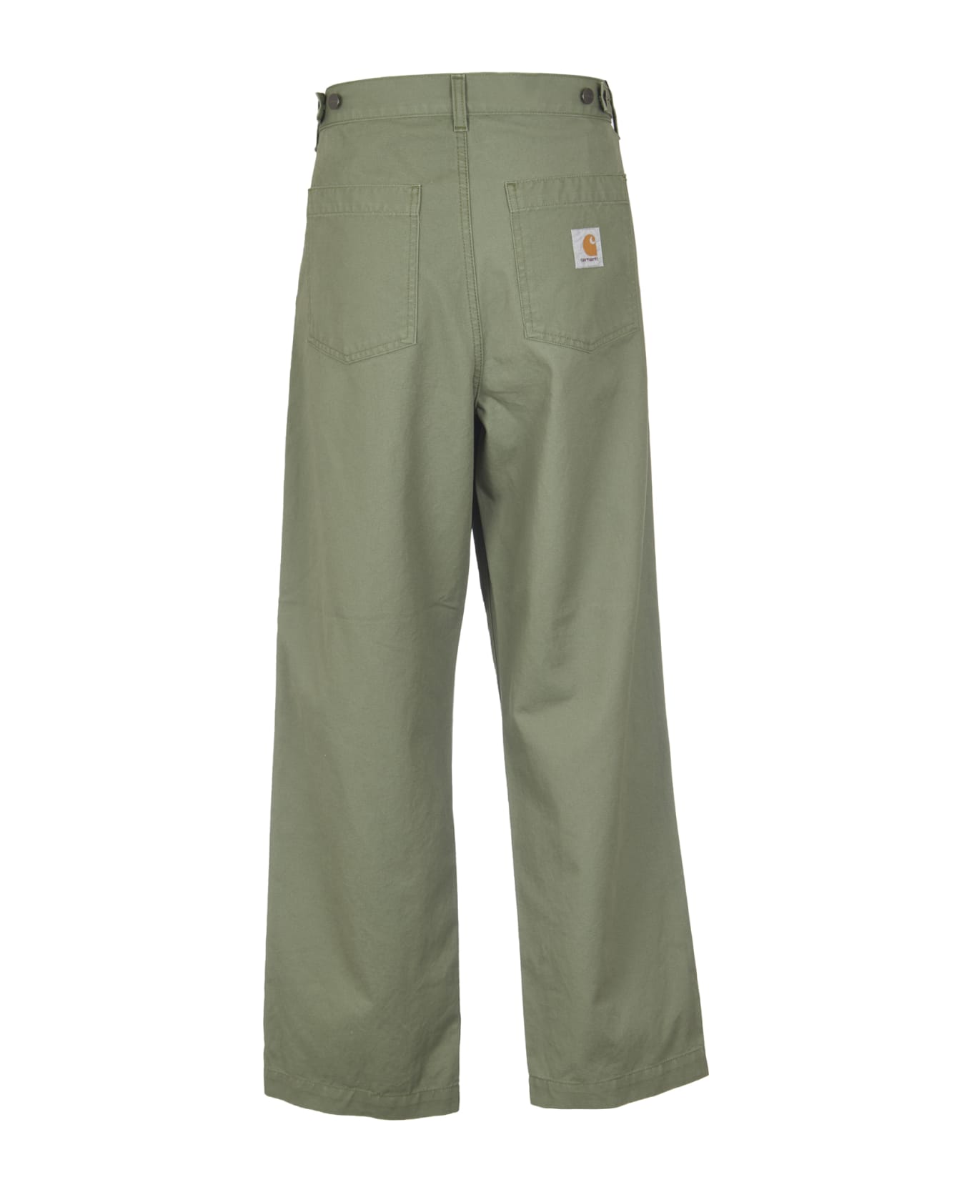 Carhartt Button Long Trousers - Dollar Green