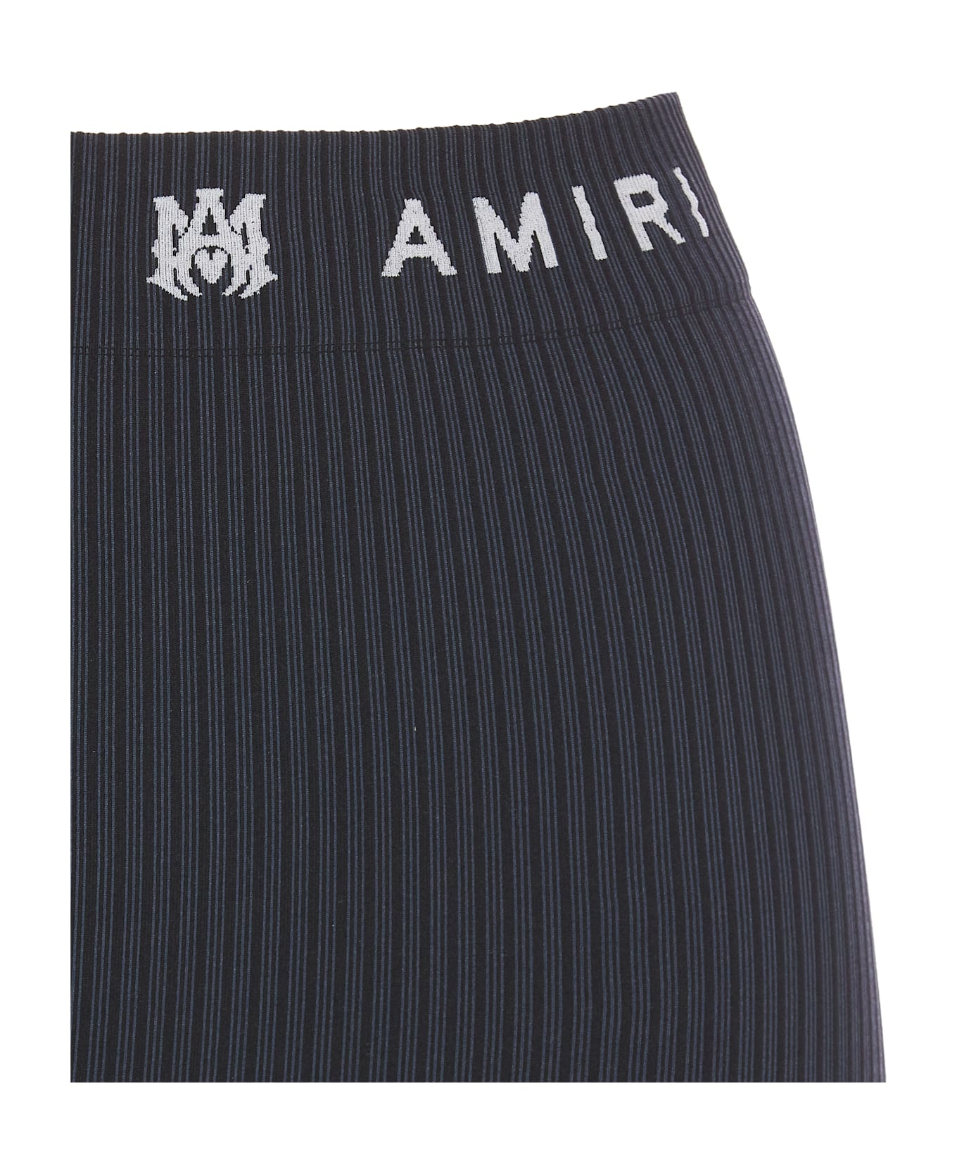 AMIRI Ma Ribbed Shorts - Black