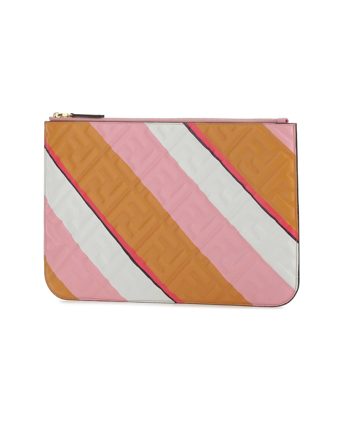 Fendi Multicolor Nappa Leather Pouch - F0W52