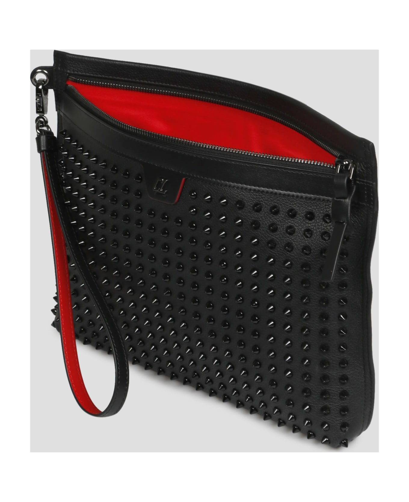 Christian Louboutin City Spike Clutch Bag - Black