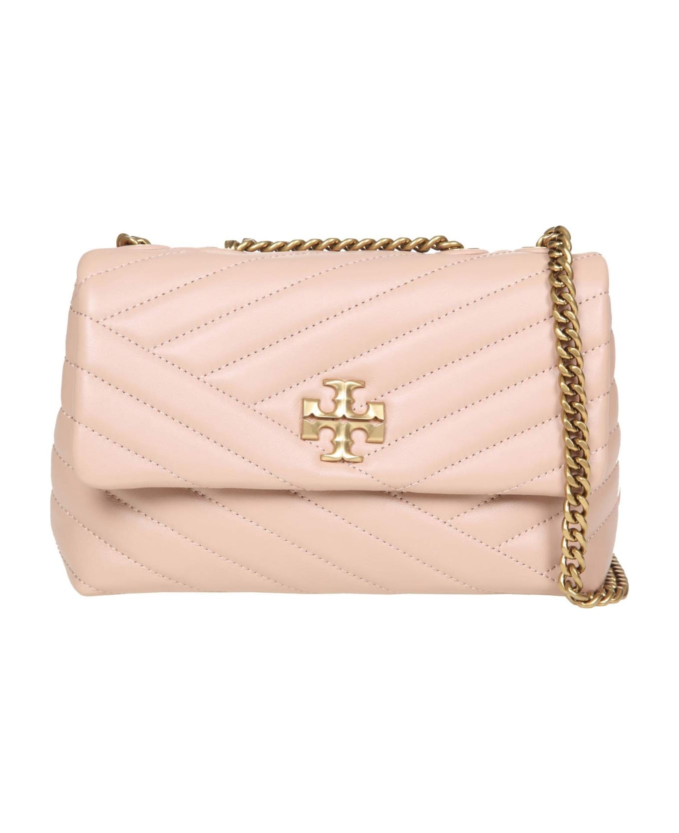Tory Burch Kira Chevron Small Leather Bag - Rosa