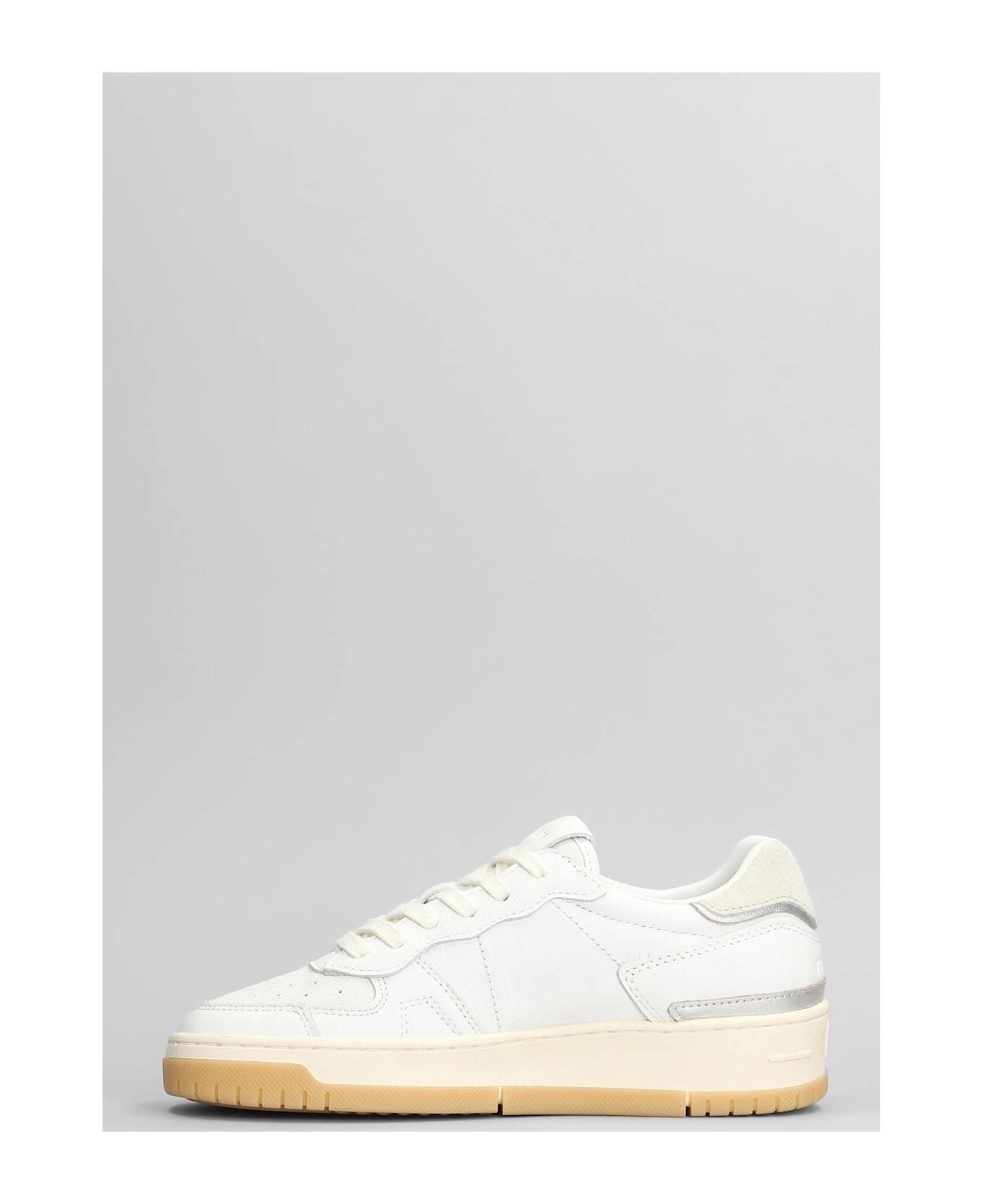 D.A.T.E. Torneo Pure Sneakers In White Leather - white