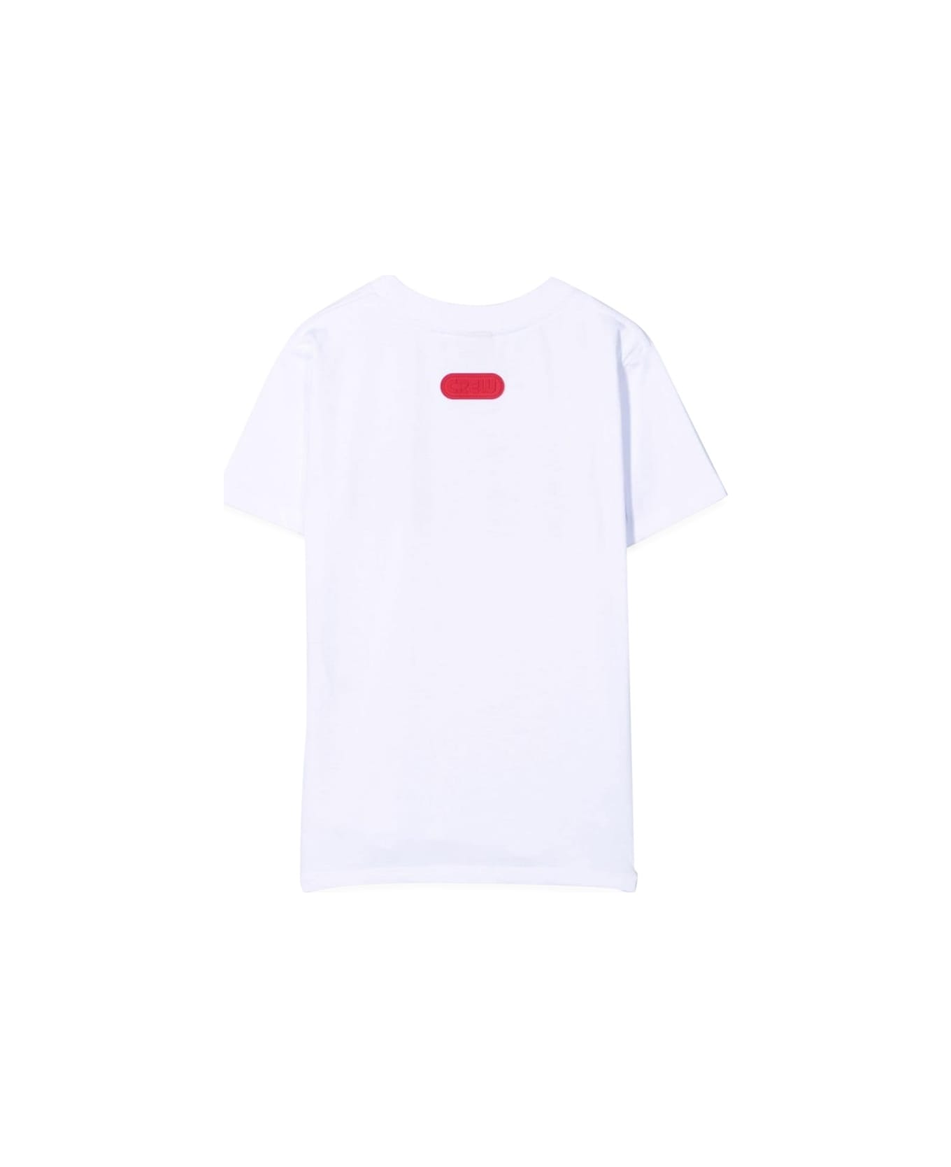 GCDS Jersey T-shirts Boy - WHITE