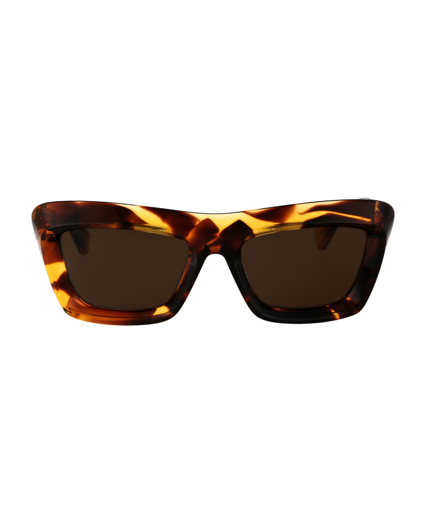 Bottega Veneta Eyewear Bv1283s Sunglasses - 002 HAVANA HAVANA BROWN