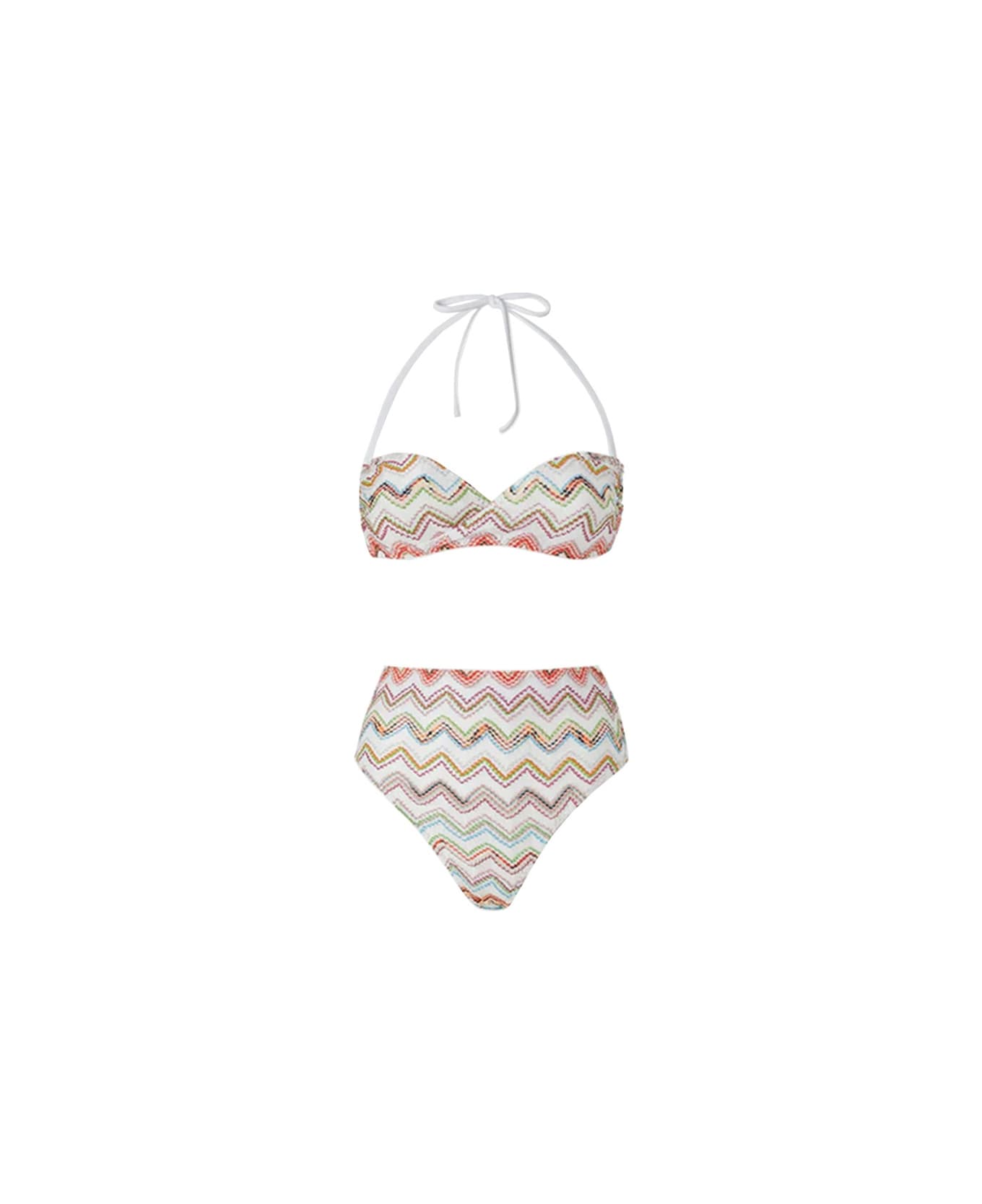 Missoni Zig Zag Lamé Bikini Swimsuit - MULTICOLOUR