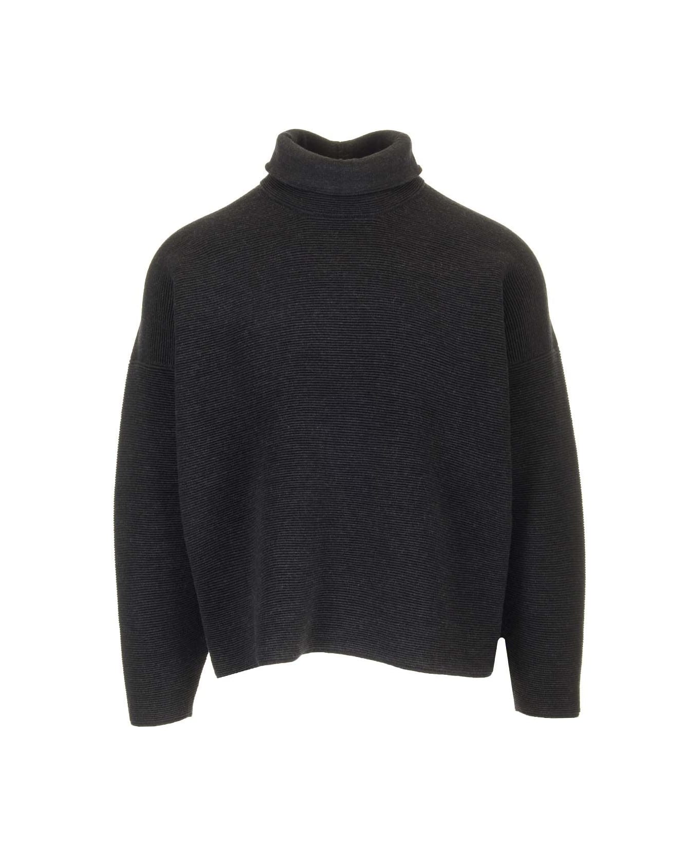 Fear of God Ottoman High Neck Sweater - Black