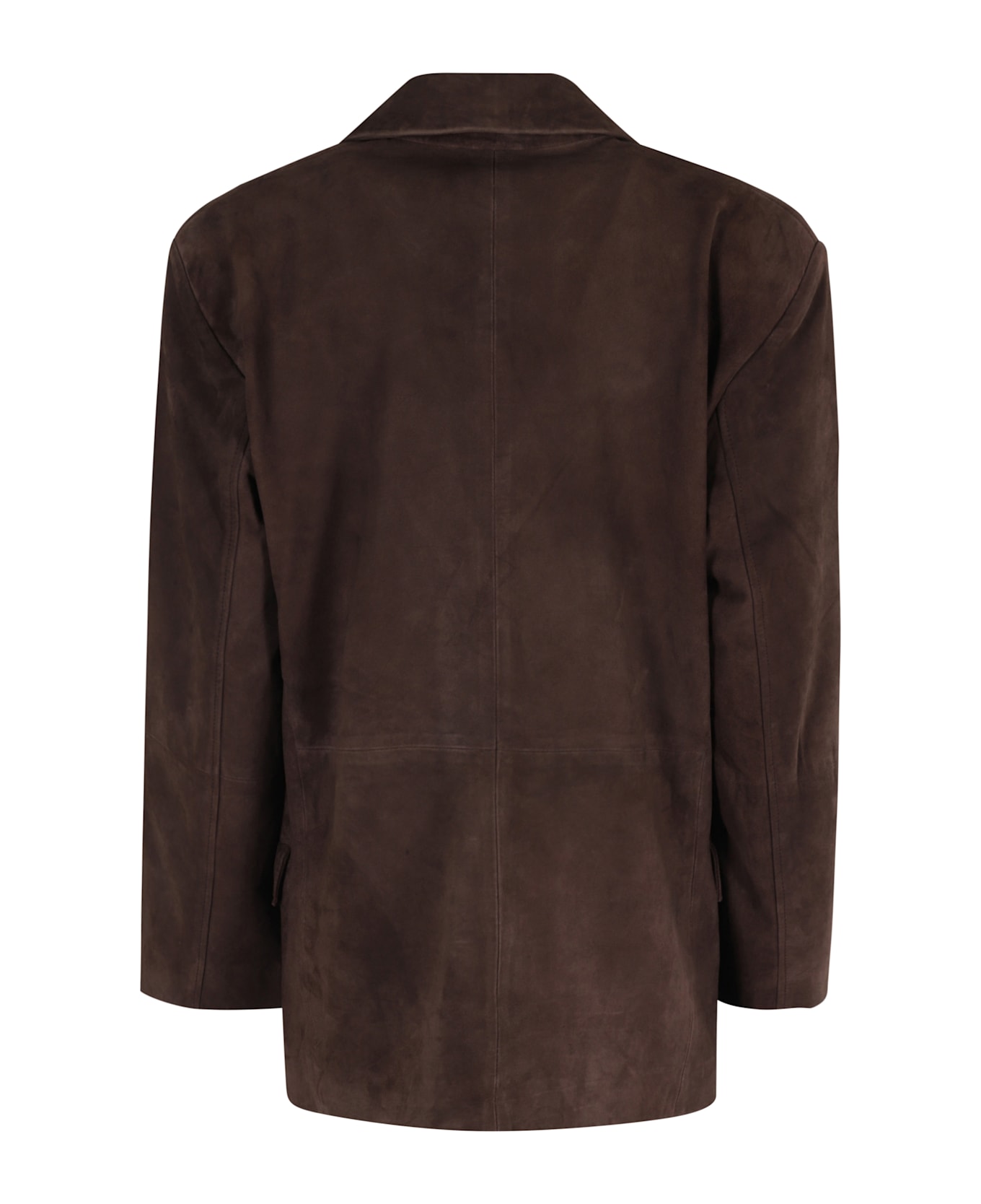 REMAIN Birger Christensen Oversized Suede Blazer