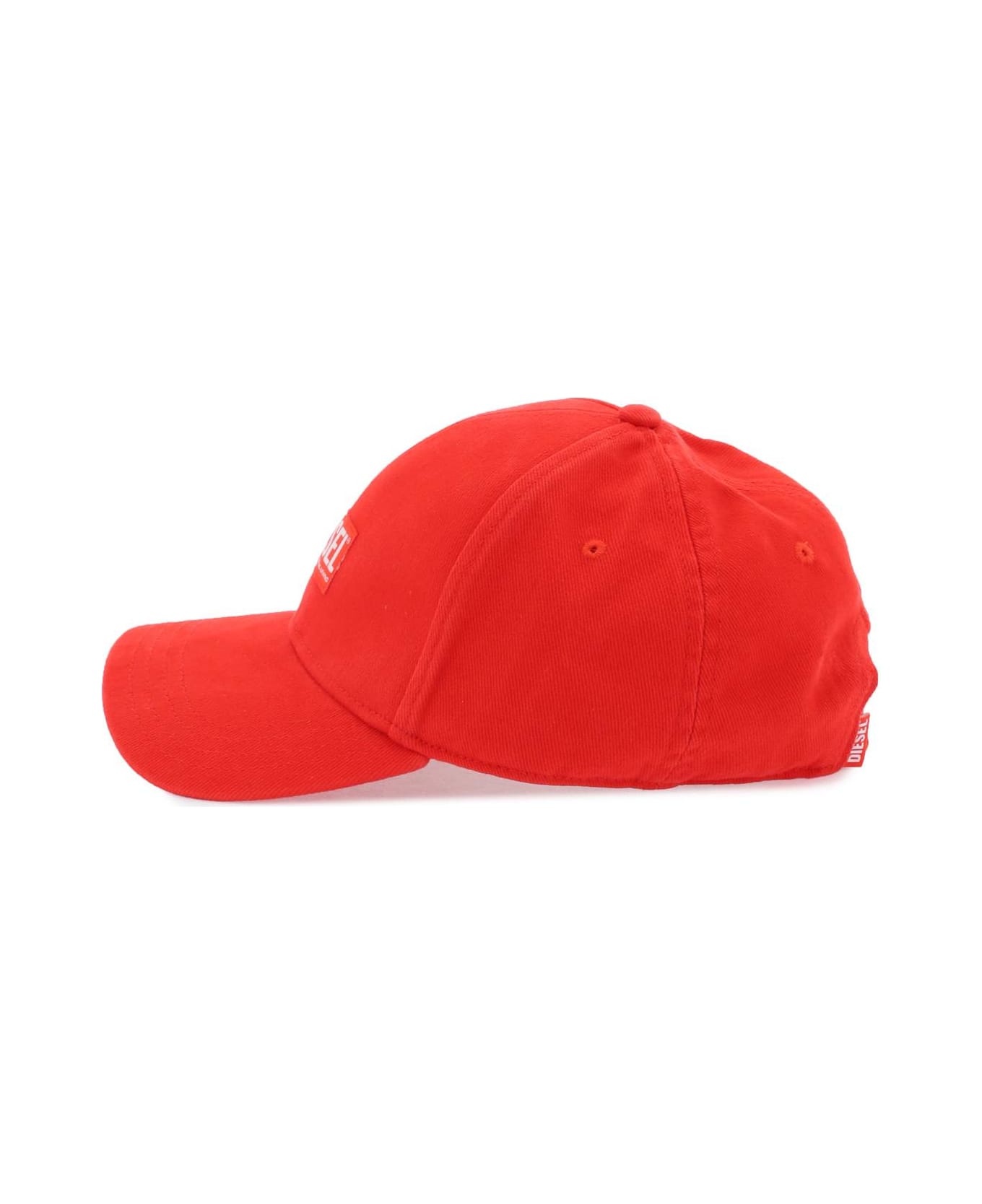 Diesel Corry-jacq-wash Baseball Cap - FORMULA RED (Red) コート