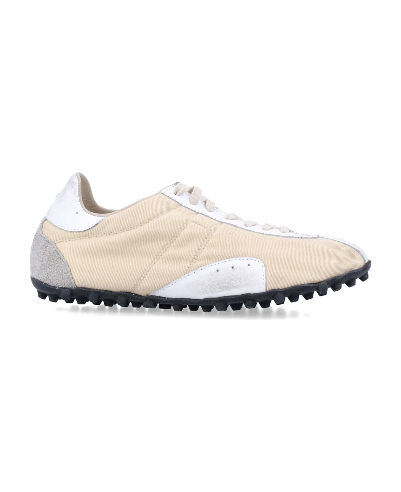 Maison Margiela Sprinters Woman
s Sneakers - Yellow Pale/White/Antique White