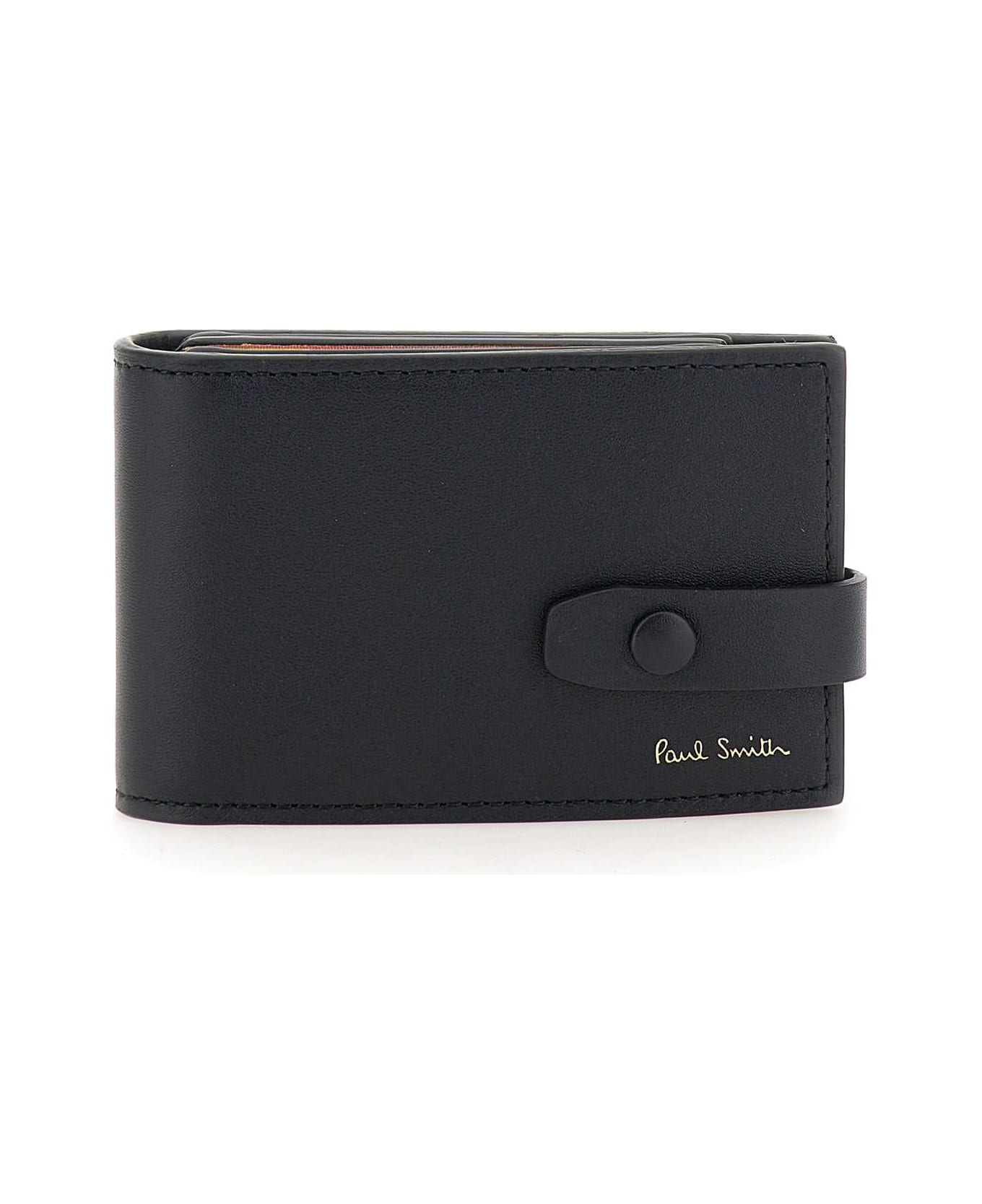 Paul Smith Leather Card Holder - BLACK
