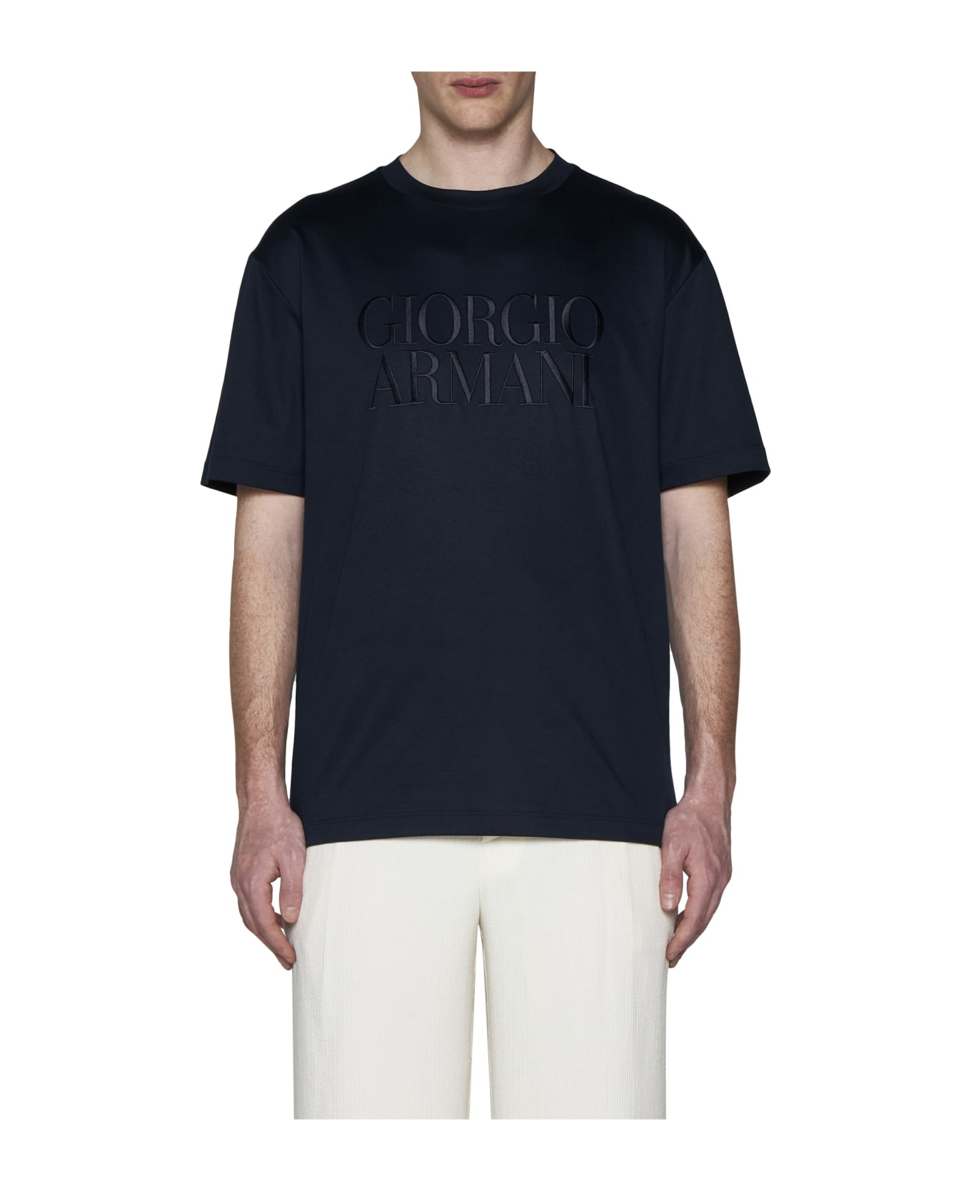 Giorgio Armani T-Shirt - Blu navy