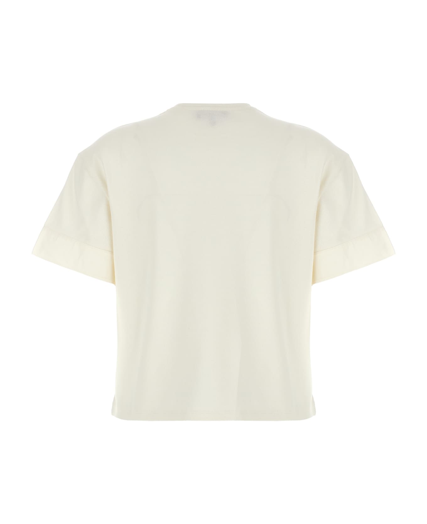 Theory Piqué Cotton Top - White Tシャツ