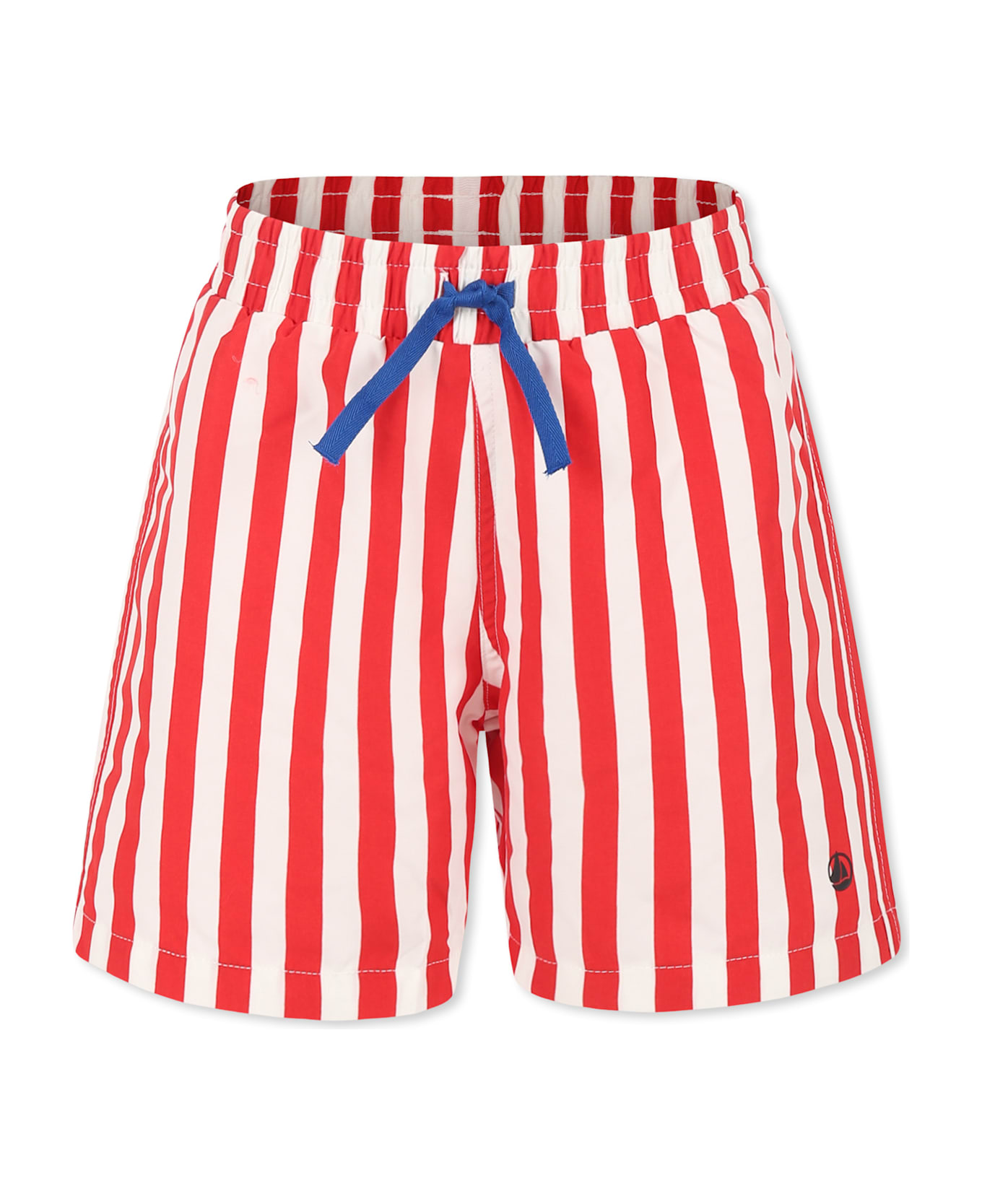 Petit Bateau Red Swim Shorts For Boy - Red