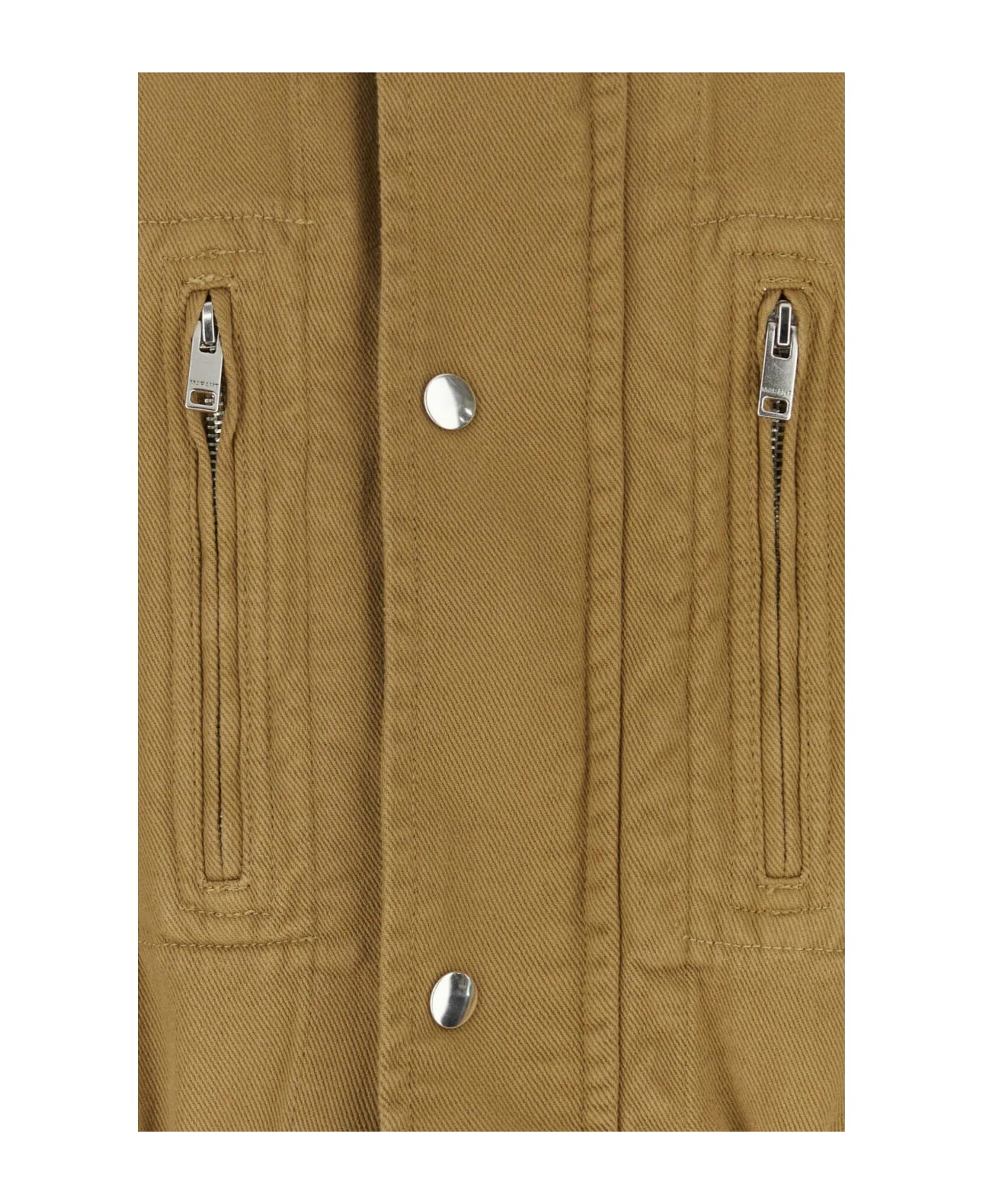 Isabel Marant Khaki Cotton Eloan Jacket - KHAKI