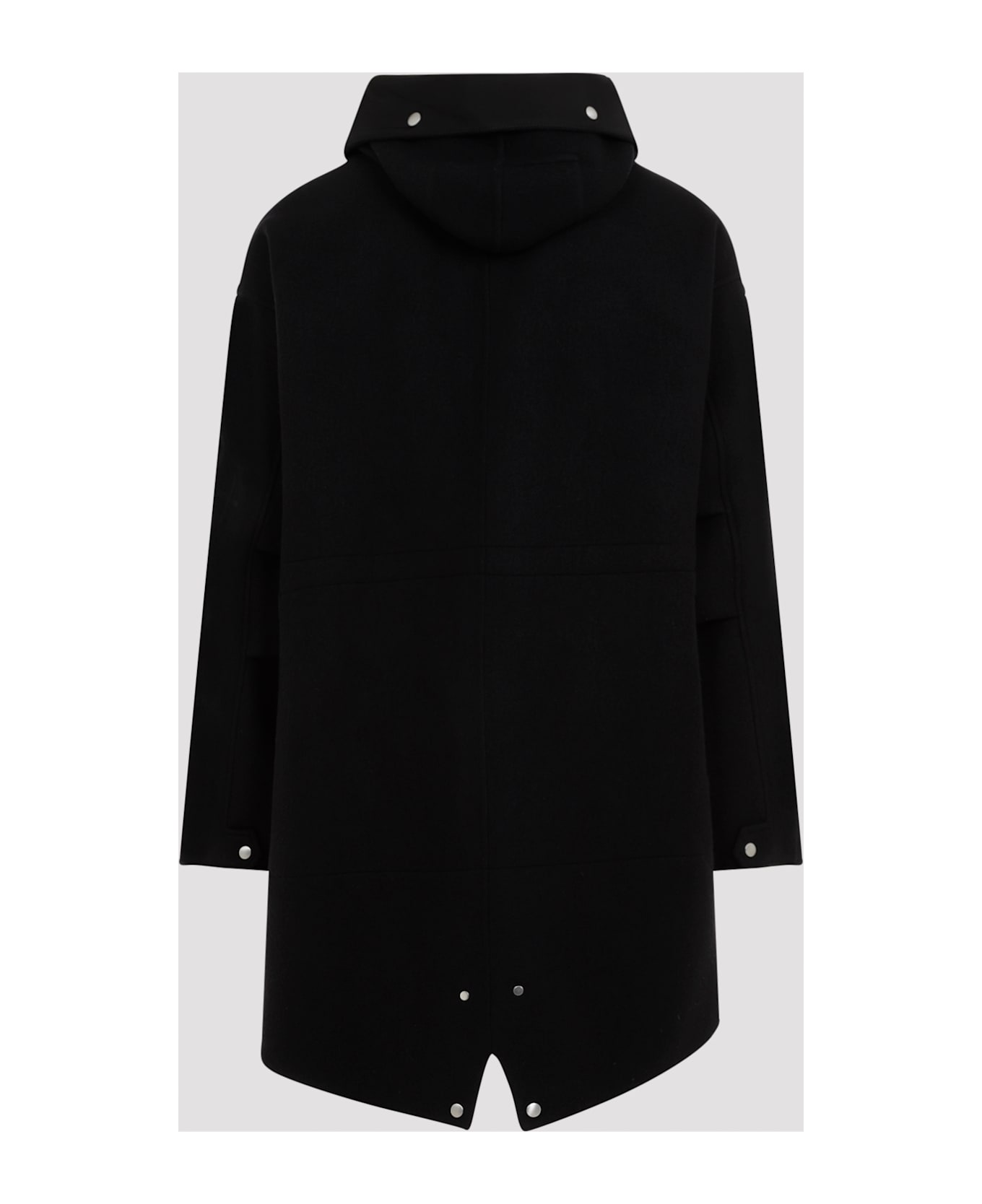 Jil Sander Virgin Wool Parka - Black