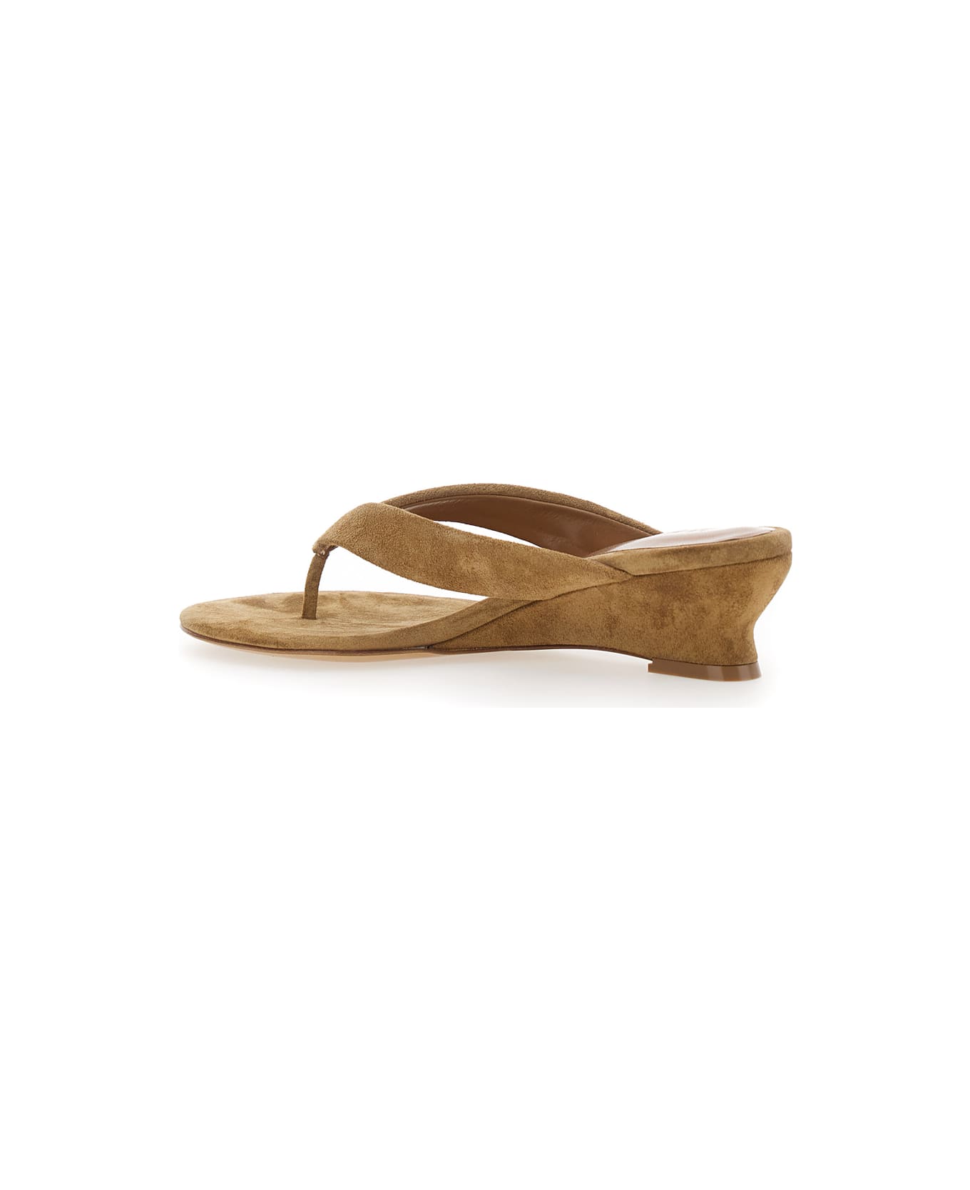 Le Monde Beryl Micro Wedge Thong Sandal - Beige