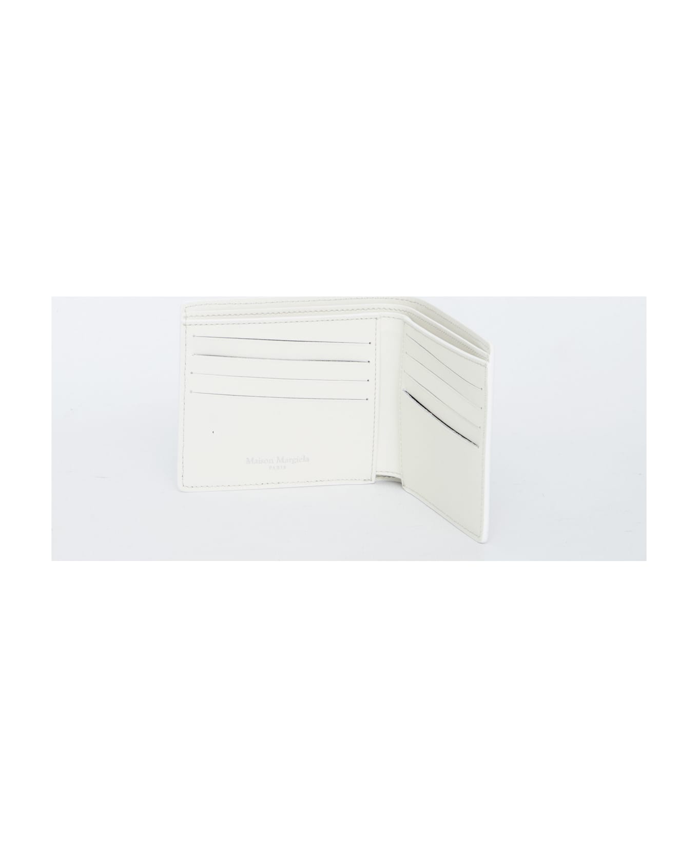 Maison Margiela White Bi-fold Wallet - WHITE