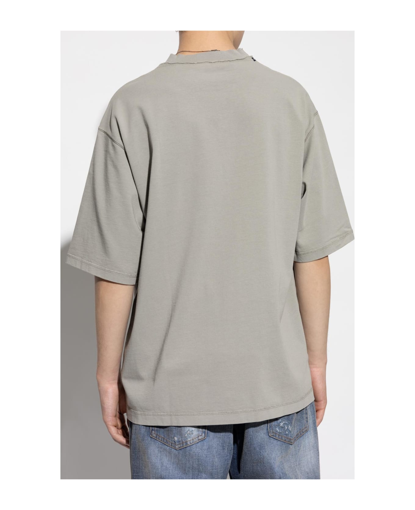 Dolce & Gabbana T-shirt With Print - Grigio Chiaro