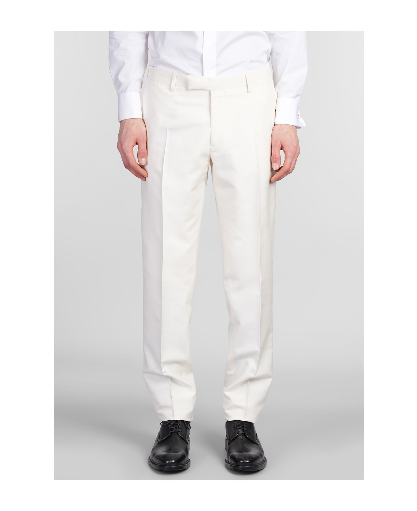 Lardini In Beige Silk - beige