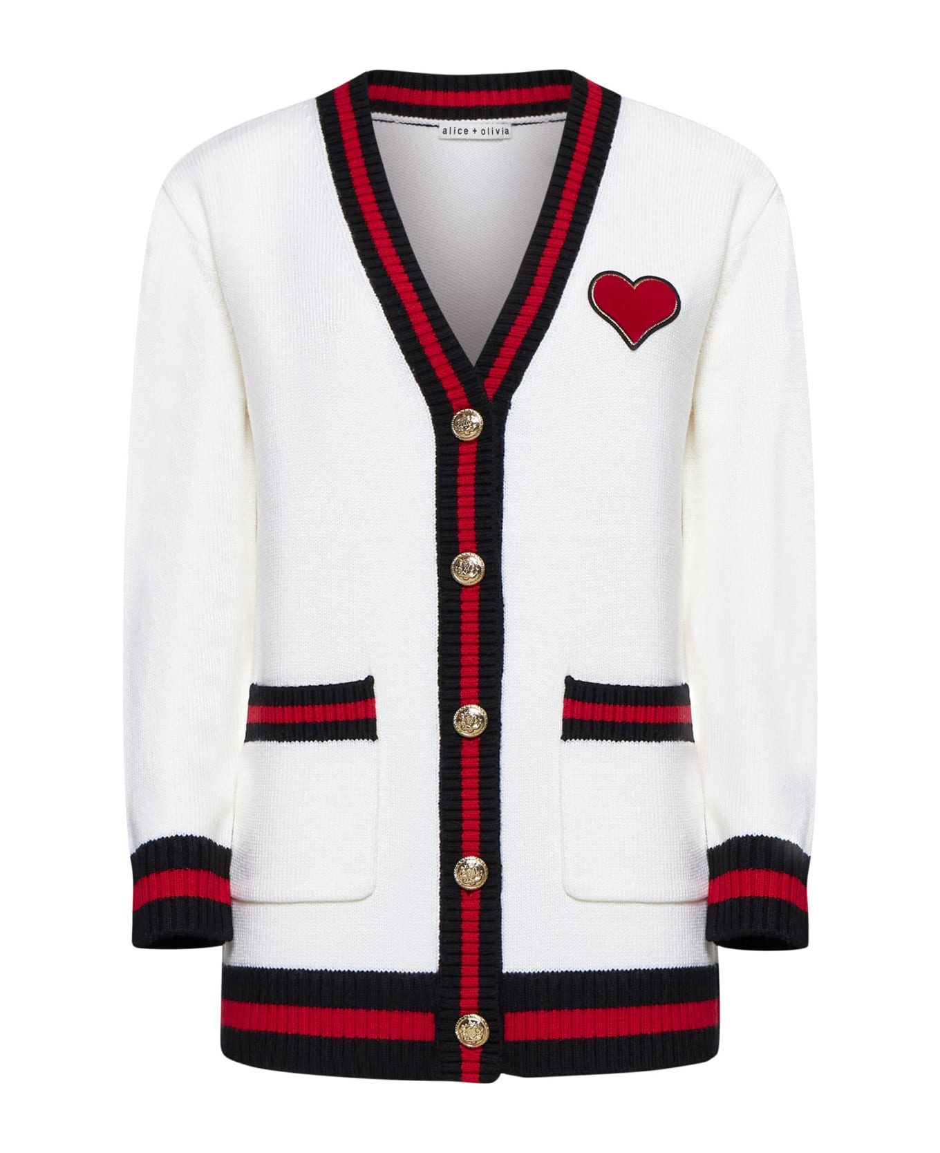 Alice + Olivia Cardigan - Ecru multi