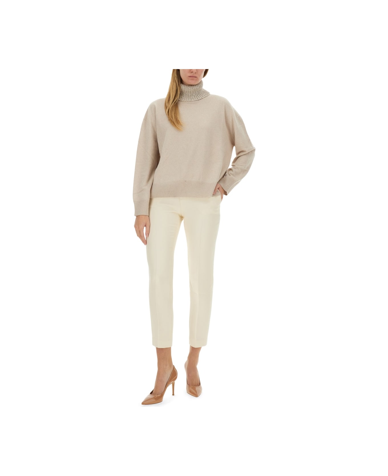 Fabiana Filippi Wool Sweater - Greige