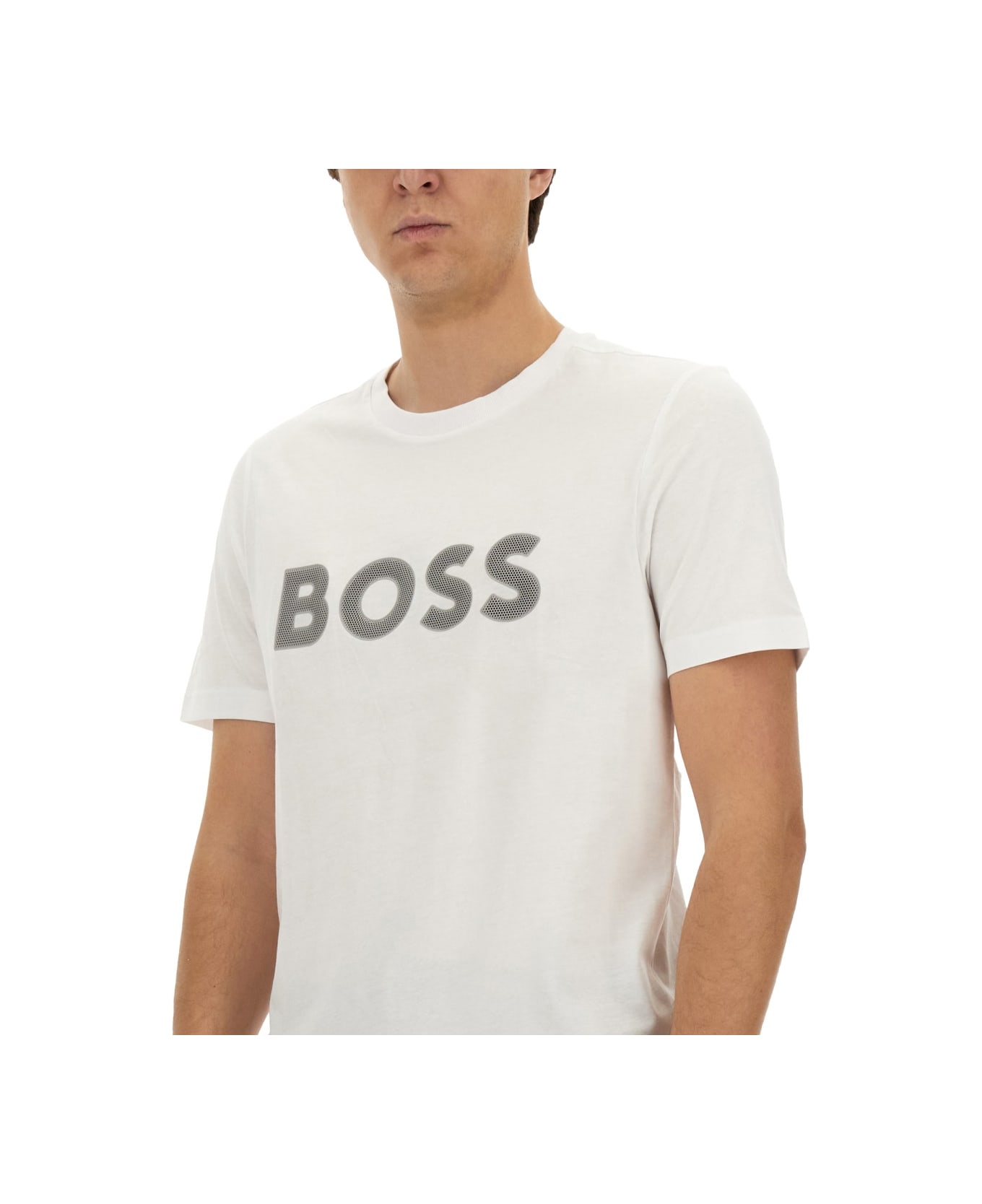 Hugo Boss T-shirt With Logo - WHITE