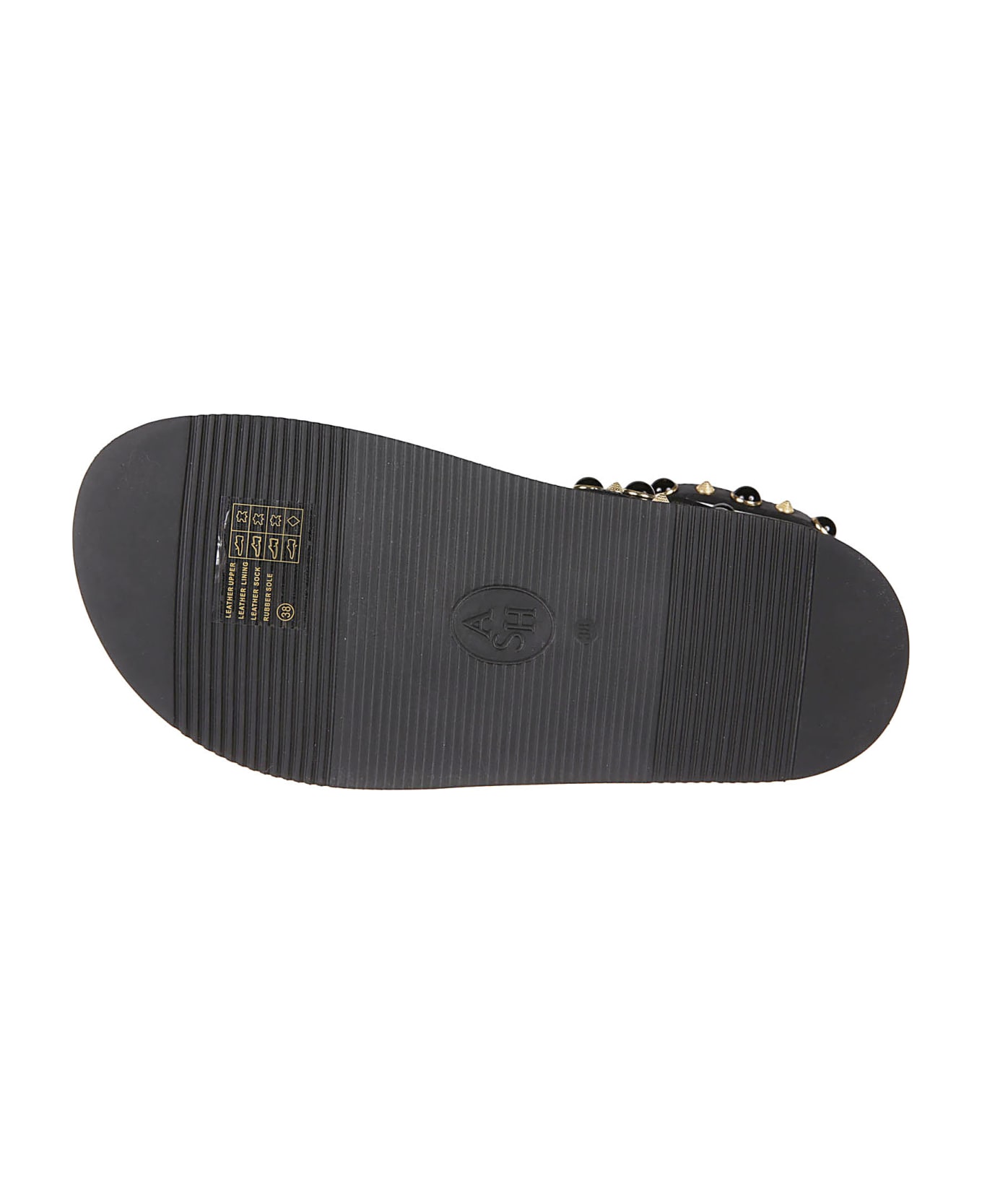 Ash Upup Sandals - Black/gold