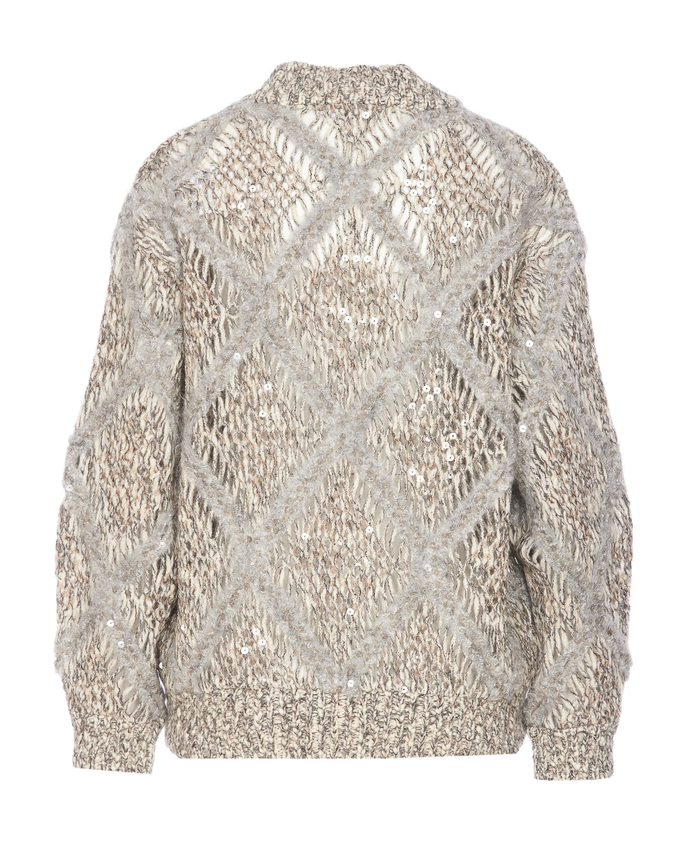 Brunello Cucinelli Dazzling Cardigan - Beige